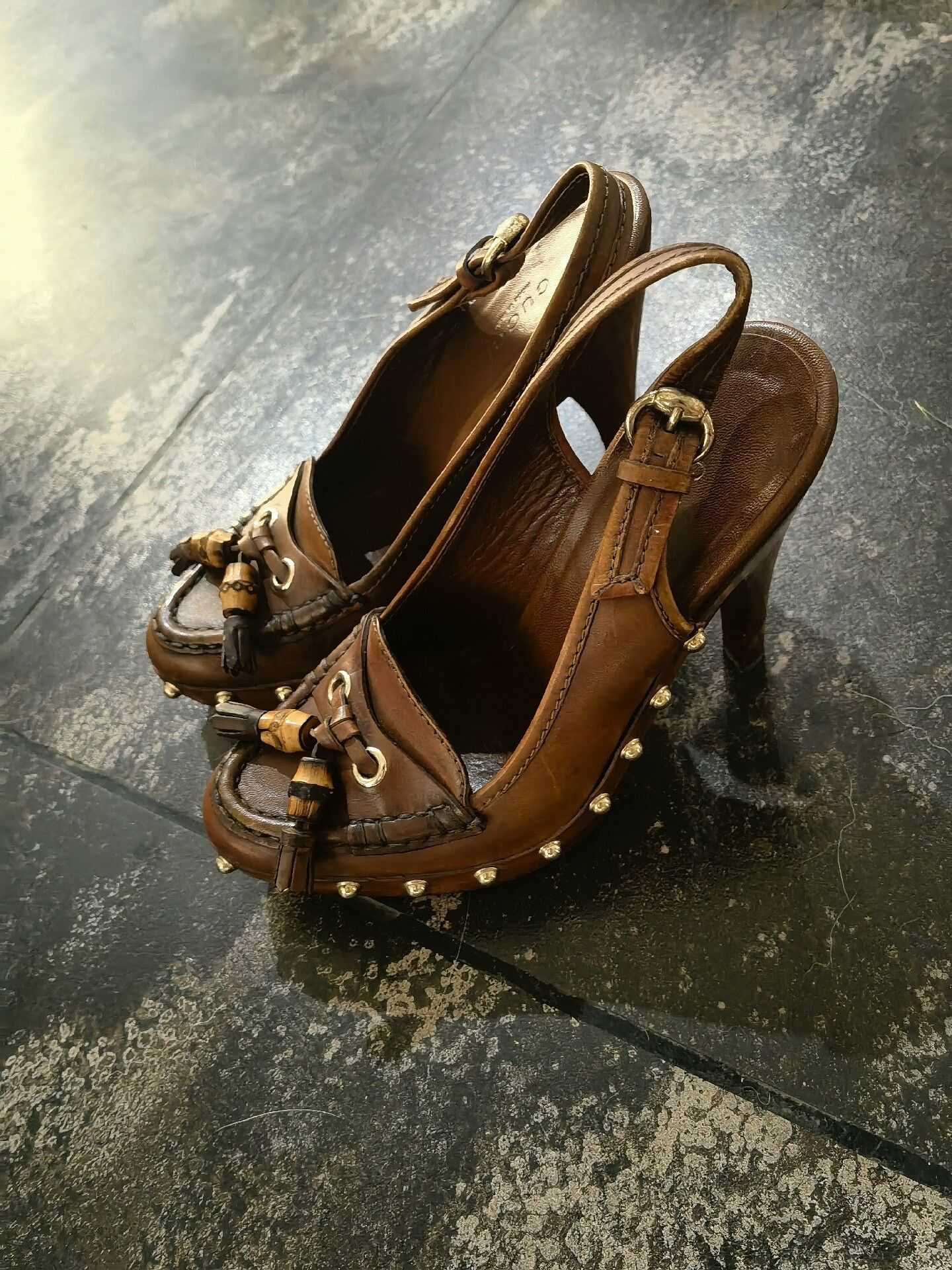 Gucci Gucci Bamboo Stiletto Heels for Women Size US 4 / IT 34 - 1 Thumbnail
