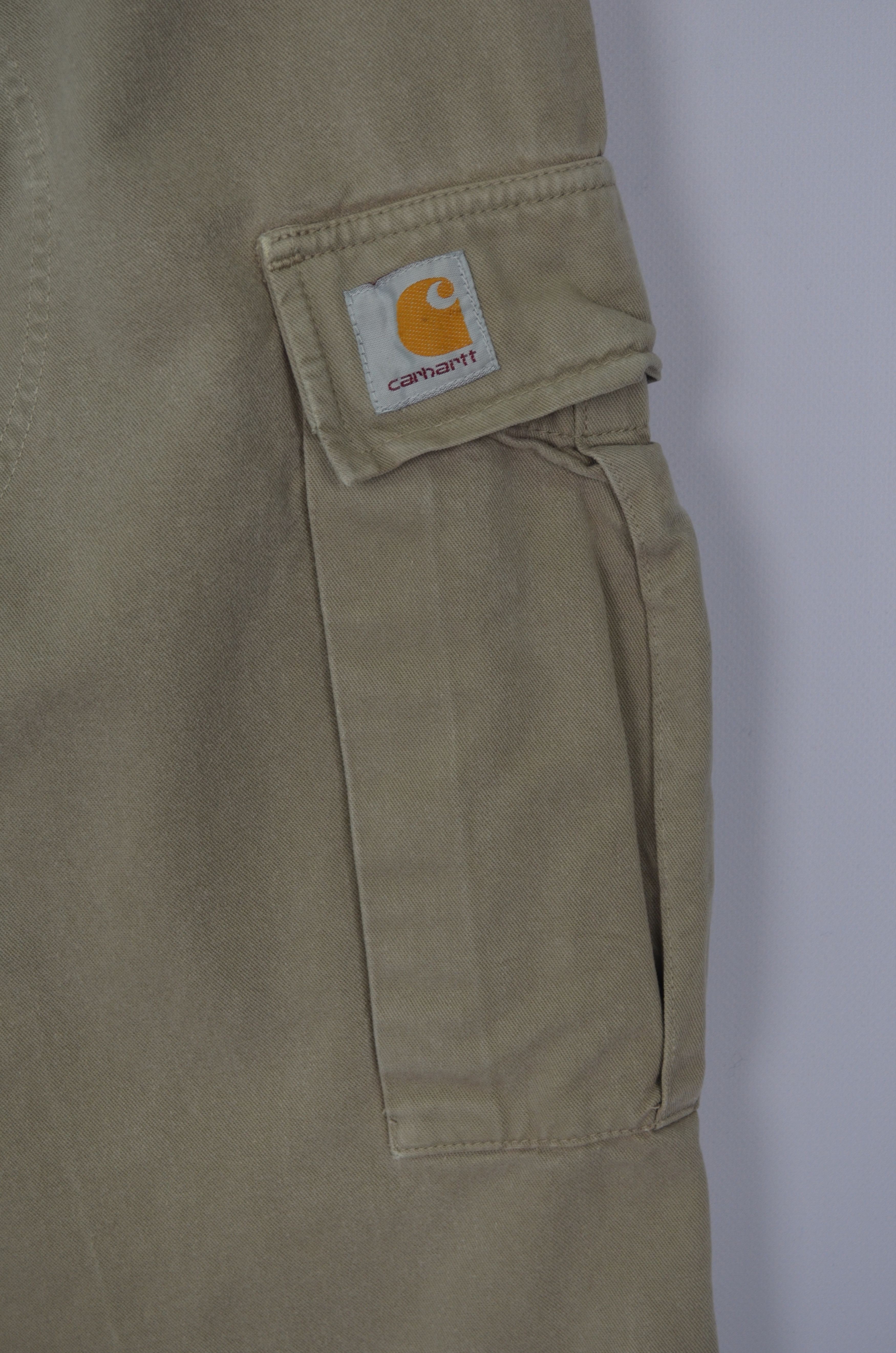 Carhartt × Carhartt Wip Vintage 90s Carhartt Cargo Pants Beige Size W29 L30 Size US 29 - 6 Thumbnail