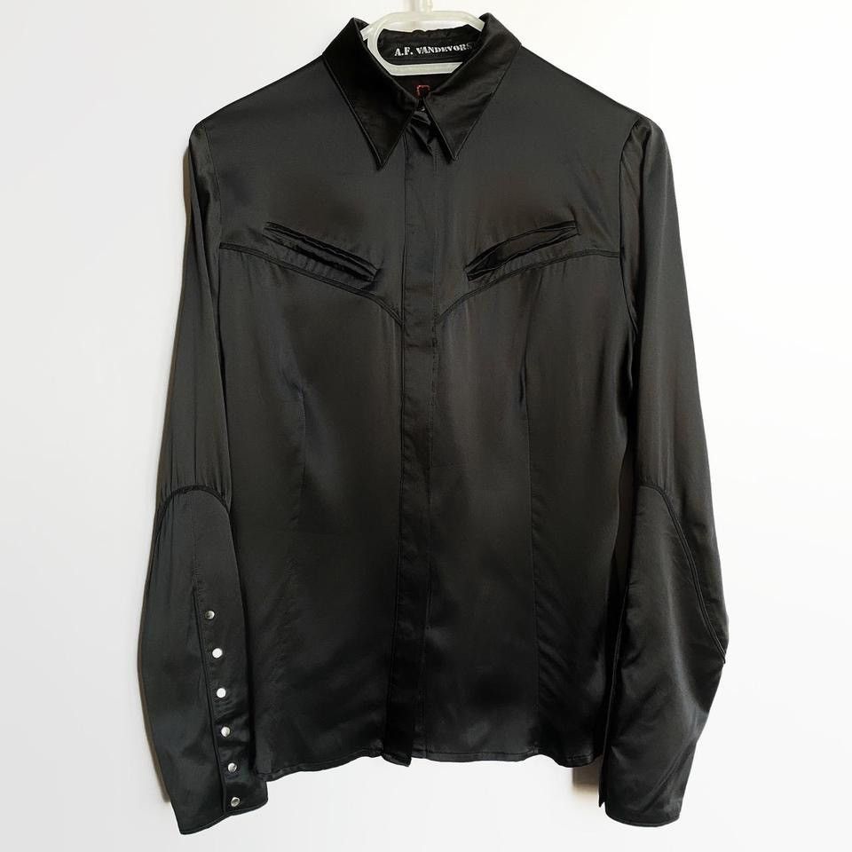 A.F. Vandevorst a. f. vandevorst silk blouse Size S / US 4 / IT 40 - 4 Thumbnail