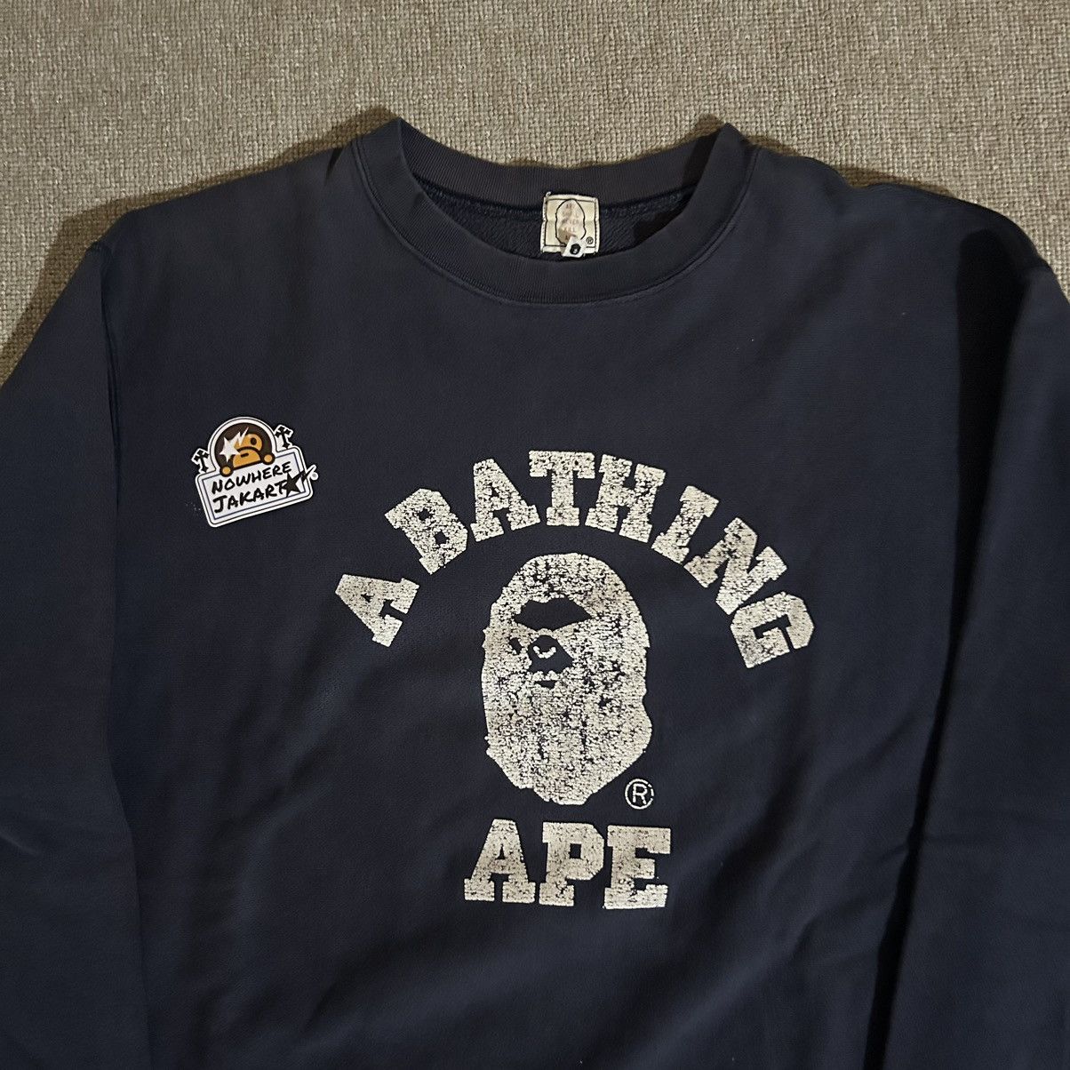 Bape Vintage Bape Mad Ape College Sweatshirt Size US L / EU 52-54 / 3 - 2 Thumbnail