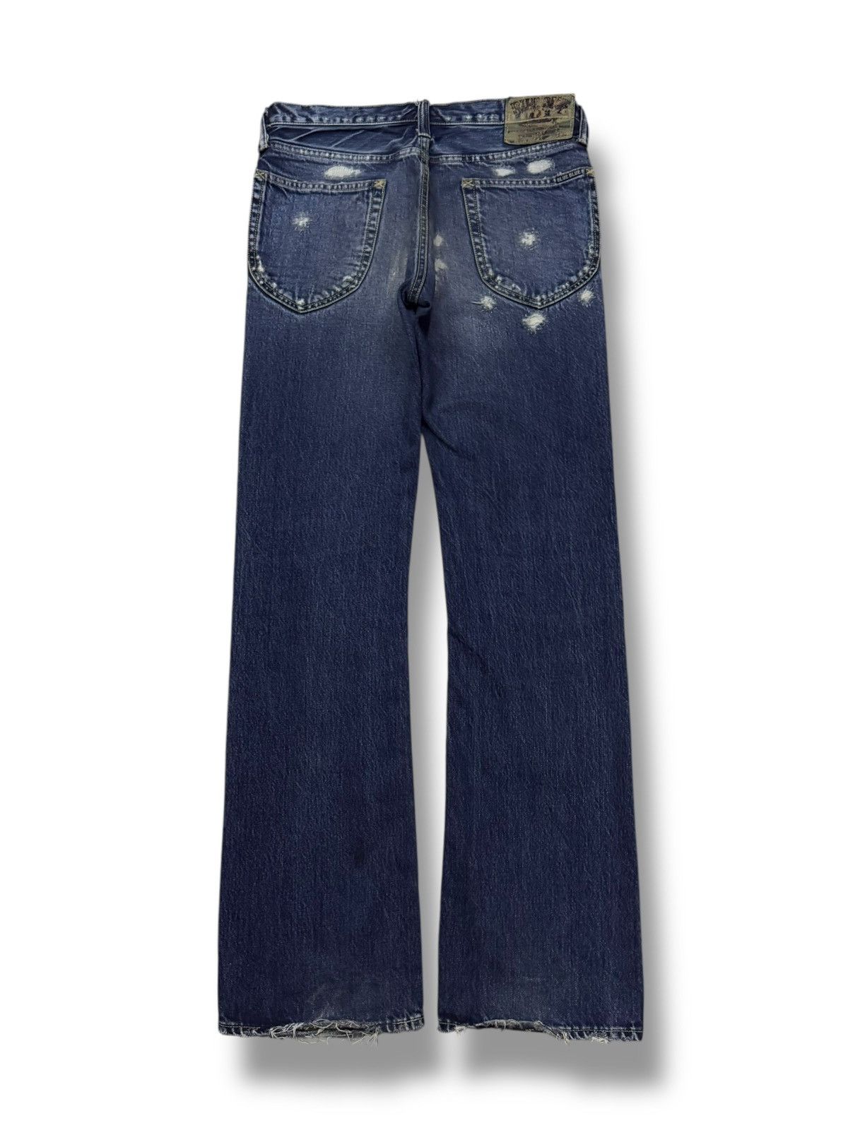 Blue Blue Japan Vintage Y2K Blue Blue Japan | King Of The Blue | W31 Size US 31 - 3 Thumbnail