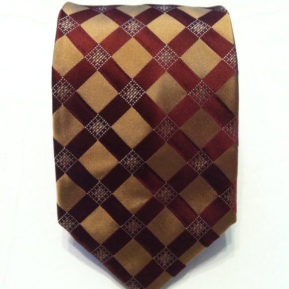 Calvin Klein CALVIN KLEIN MEN'S NEW 100%SILK TIE WIDTH: 3 3/4" Size ONE SIZE - 2 Thumbnail