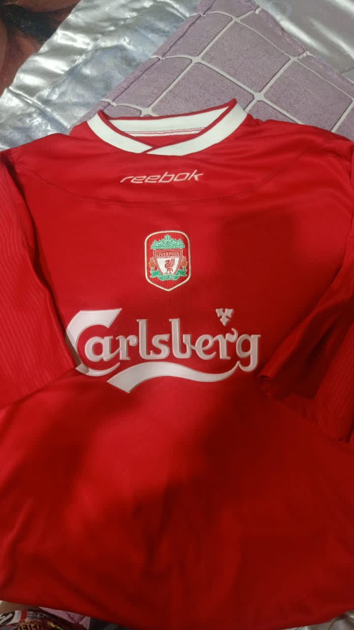 Vintage Vintage Liverpool 2002/2003 Home Jersey Size US XL / EU 56 / 4 - 6 Thumbnail
