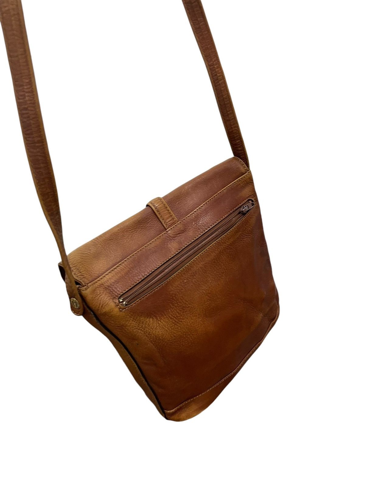 Comme des Garcons × Stussy Full Leather Vtg Pourchet Paris Cross Body Bag 9🟩 Size ONE SIZE - 5 Thumbnail