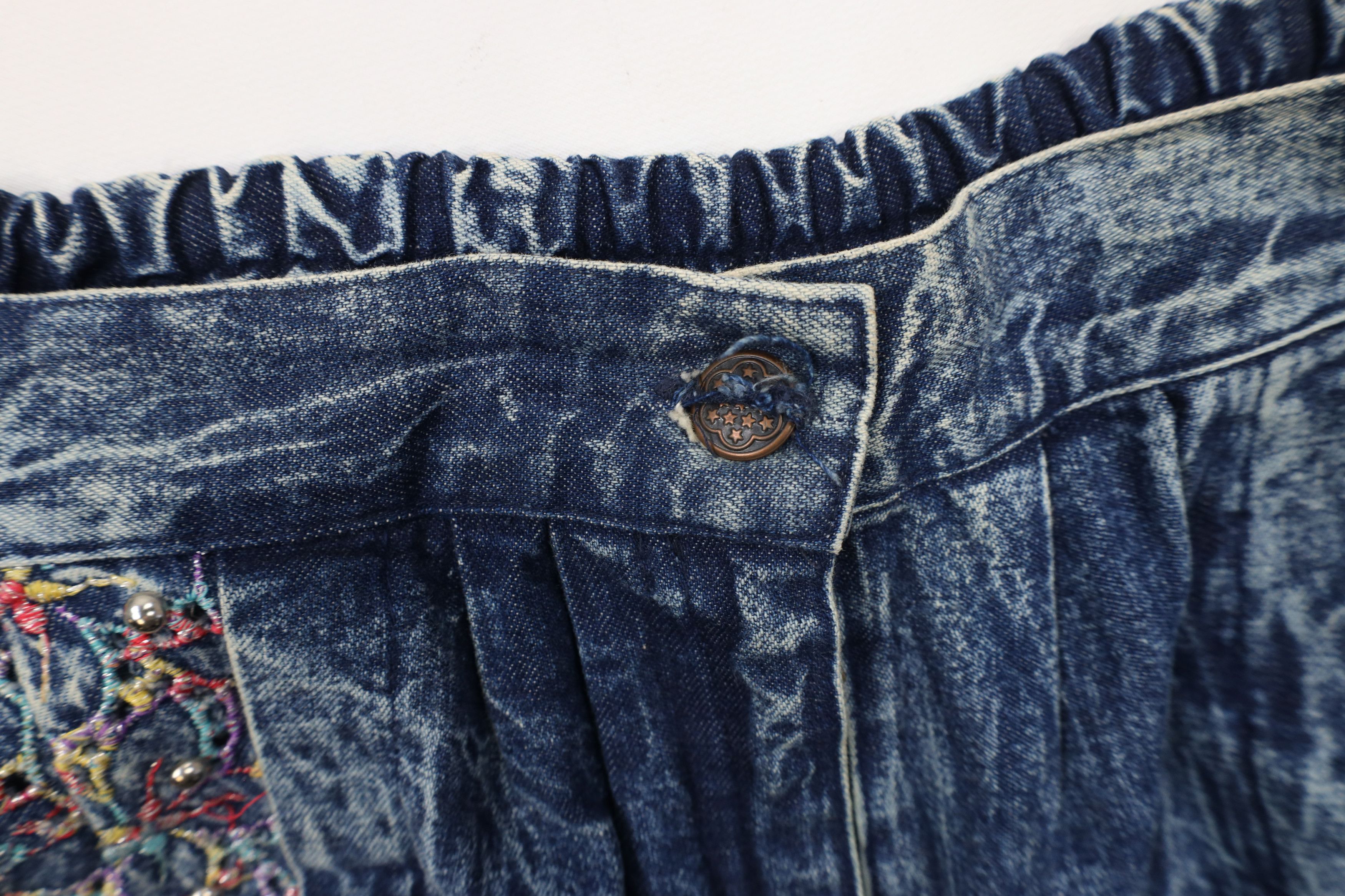 Vintage Vintage 80s 90s Streetwear Acid Wash High Waist Denim Jeans Size 28" / US 6 / IT 42 - 8 Thumbnail