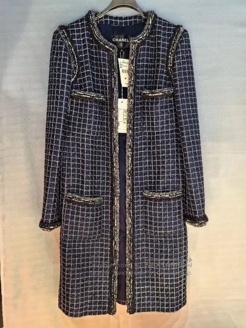 Chanel Chanel Woven plaid coat Size XS / US 0-2 / IT 36-38 - 1 Thumbnail