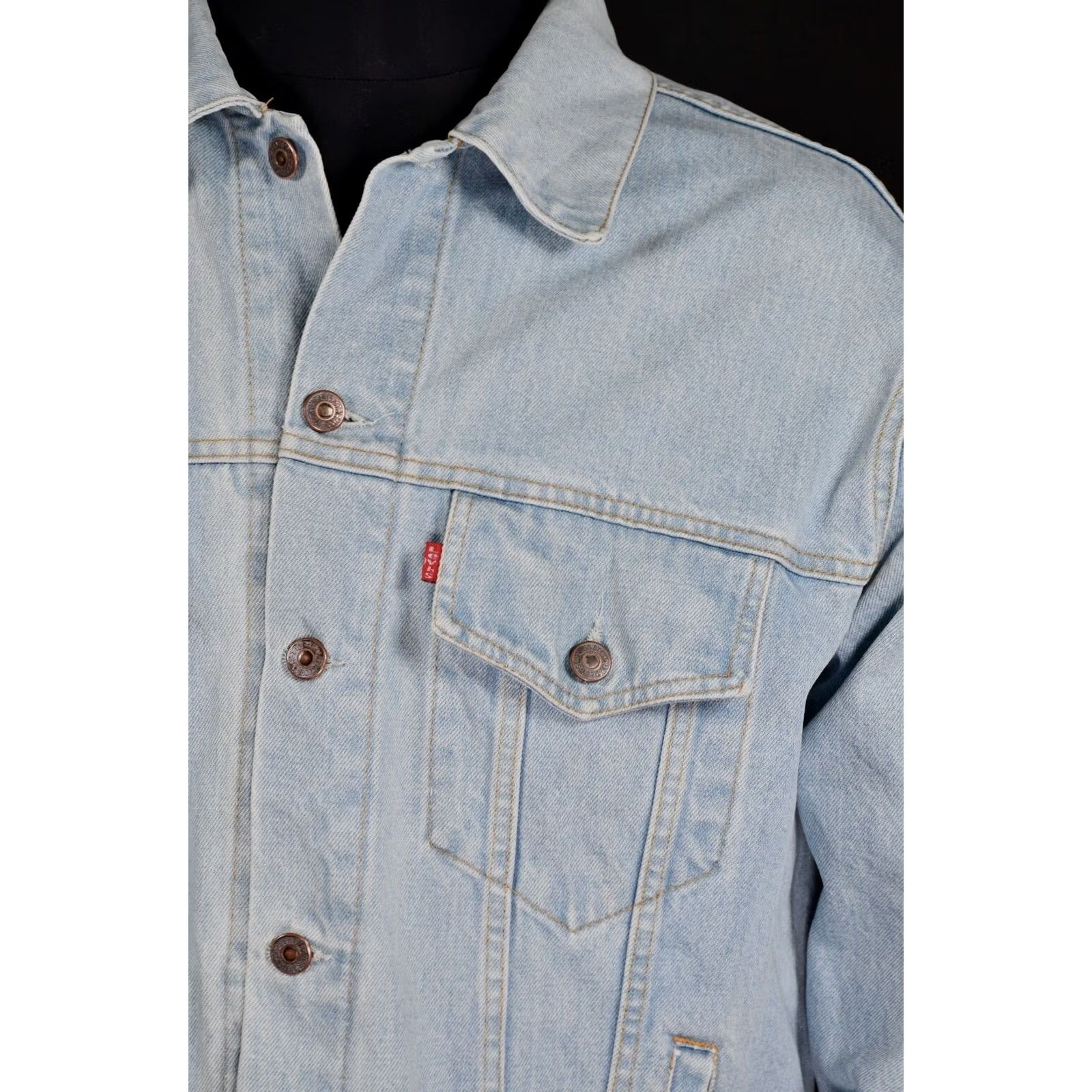 Levi's Levi's Trucker Jacket 70491 02 2XL Men Blue Denim Cotton Size 2XL Jacket Vintage not Vintage Size US XXL / EU 58 / 5 - 3 Thumbnail