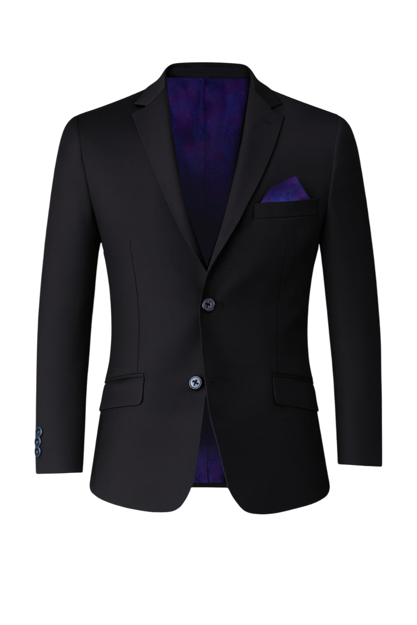 Other Black Slim Fit Wool Blend Blazer - New with tags Size 48S - 1 Thumbnail