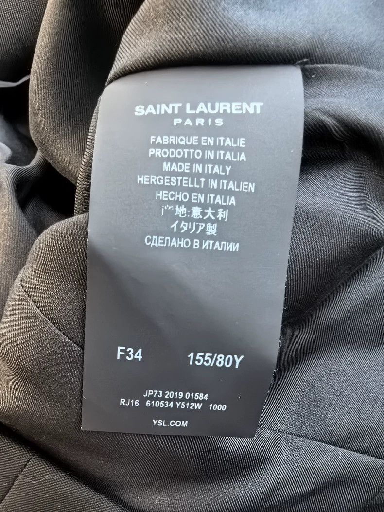Yves Saint Laurent Saint Laurent Black Fashion Suit 2502-Nextarrow Size XXS / US 00 / IT 34 - 4 Thumbnail