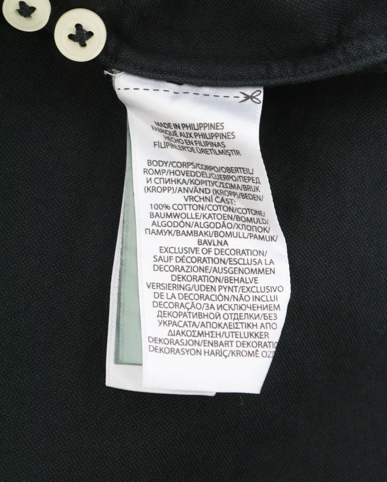 Ralph Lauren CORE REPLEN XL Black Button-Down Neck Slim Fit 87039 Size US XL / EU 56 / 4 - 9 Thumbnail