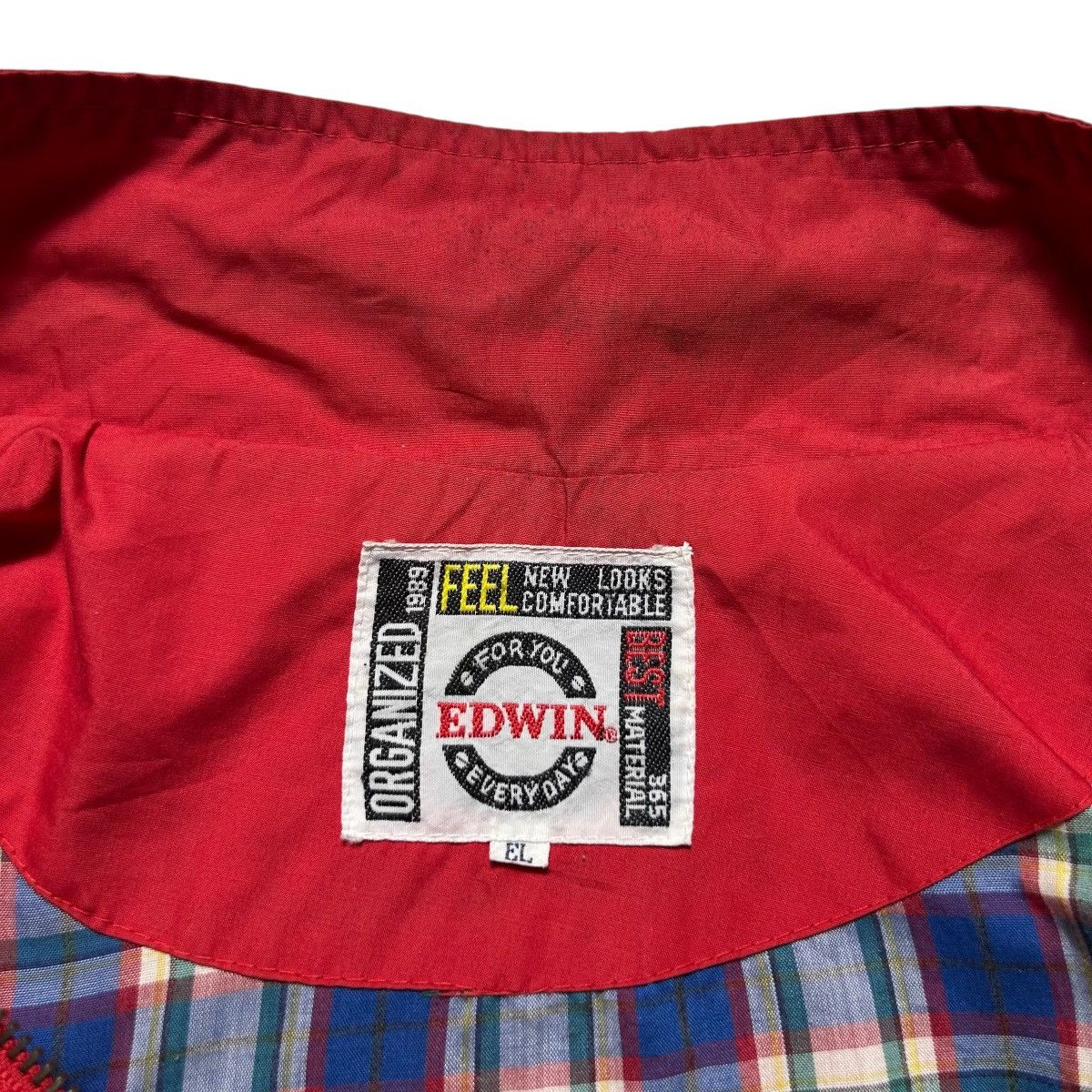 Edwin Vintage Edwin Logo Bomber Jacket Size US XL / EU 56 / 4 - 4 Thumbnail