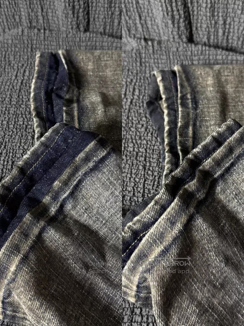 Rick Owens Rick Owens Washed Mud Dyed Faded Nine-inch Ribbon Denim Pa Size US 31 - 8 Thumbnail