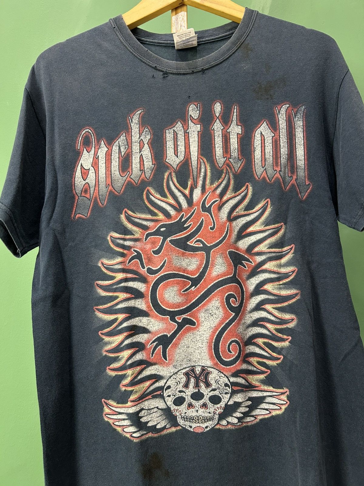 Band Tees Sick Of It All 25 Years Of Nonstop Hardcore Band Tee Size US M / EU 48-50 / 2 - 2 Thumbnail