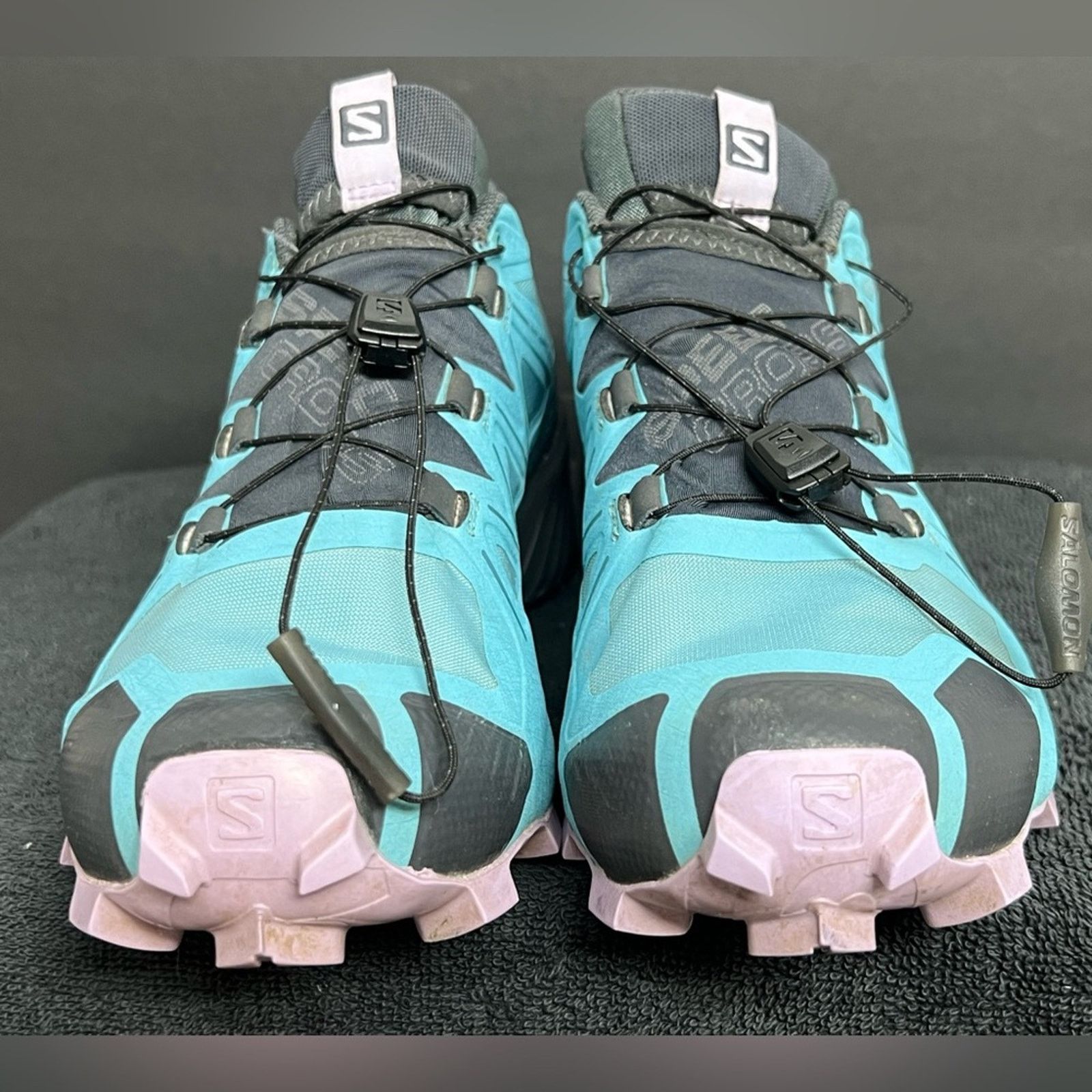 Salomon Salomon Speedcross 5 Shoes Womens 8.5 Teal Blue Green Trail Size US 8.5 / IT 38.5 - 4 Thumbnail
