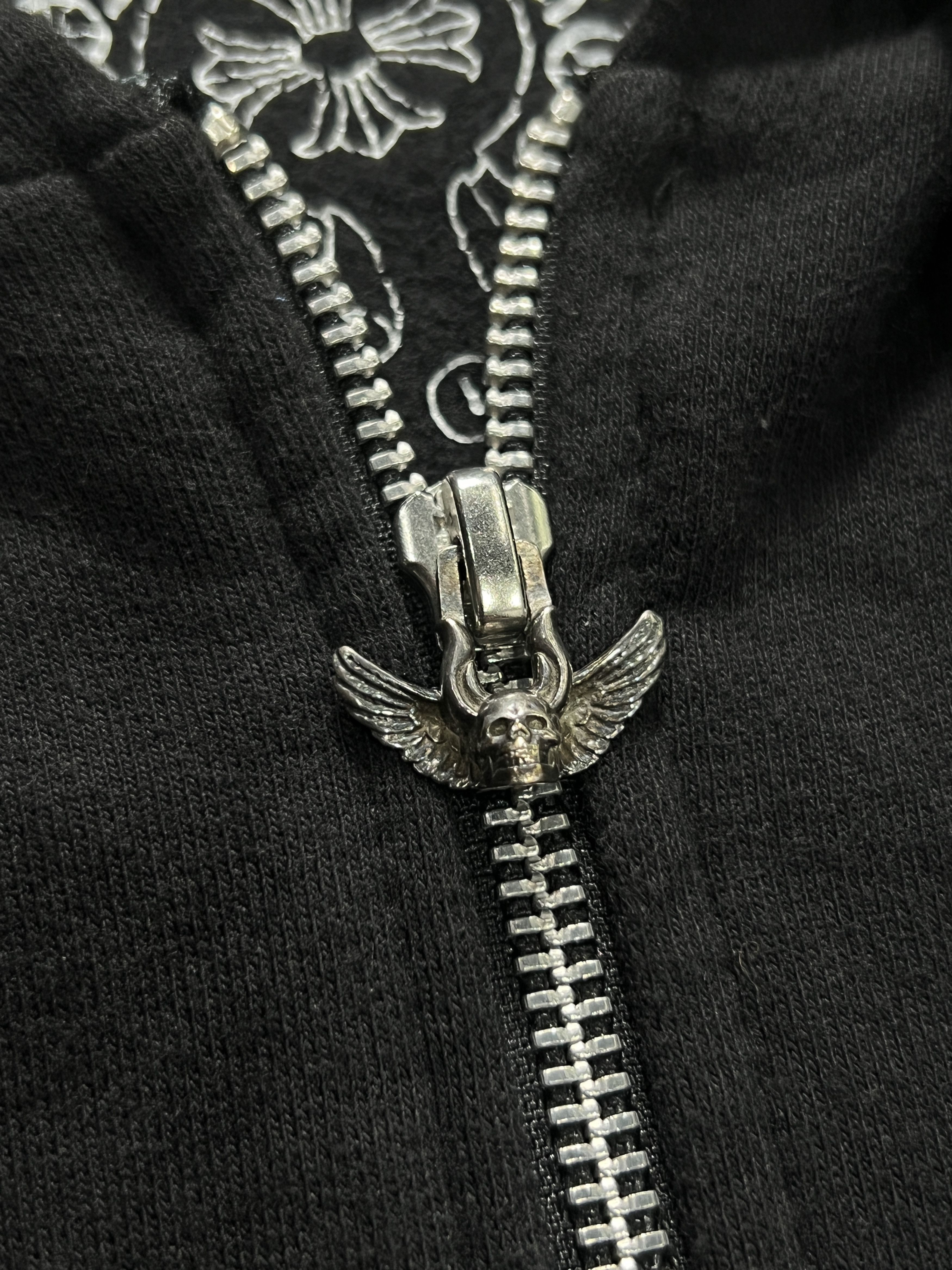 Chrome Hearts Chrome Hearts Foti Zip Hoodie Skull Wings Black L Size US L / EU 52-54 / 3 - 8 Thumbnail