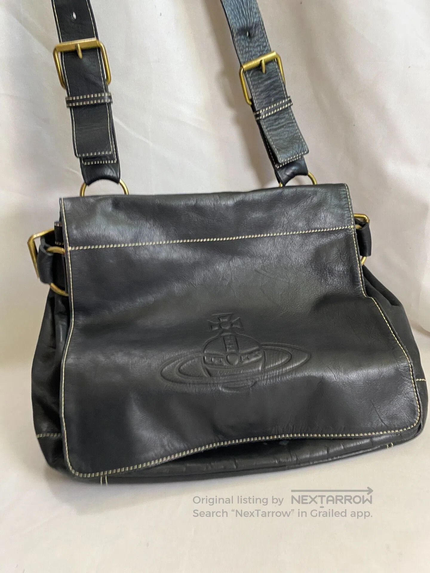 Vivienne Westwood Vivienne Westwood Wide Biker Crossbody Bag. Size ONE SIZE - 8 Thumbnail