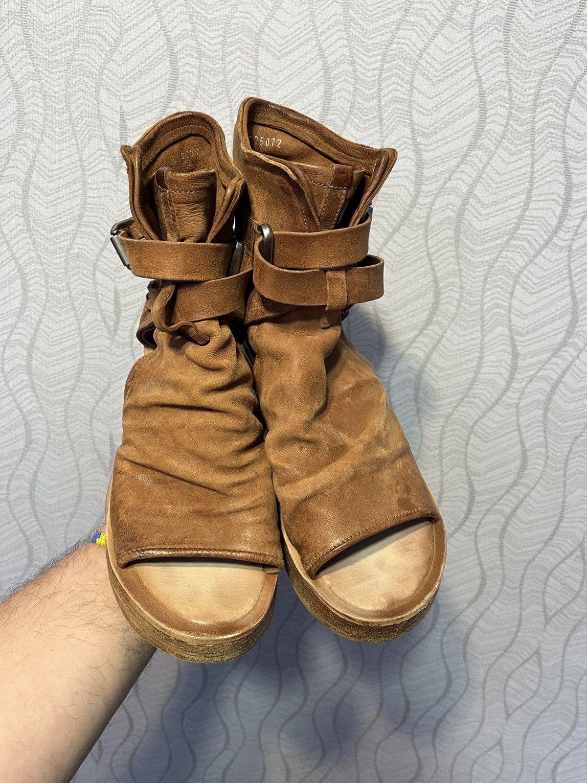 A.S.98 A.S. 98 Airstep Naya Women’s Leather Buckle Platform Sandals Size US 9 / IT 39 - 4 Thumbnail