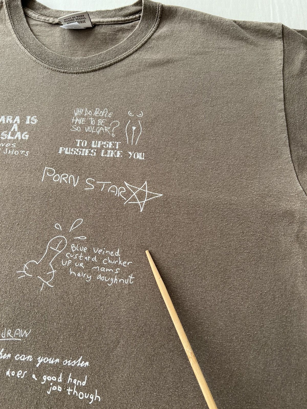 Vintage Vintage Porn Star PornStar Sex Sexy Girl Hook Ups T-shirt Size US L / EU 52-54 / 3 - 8 Thumbnail