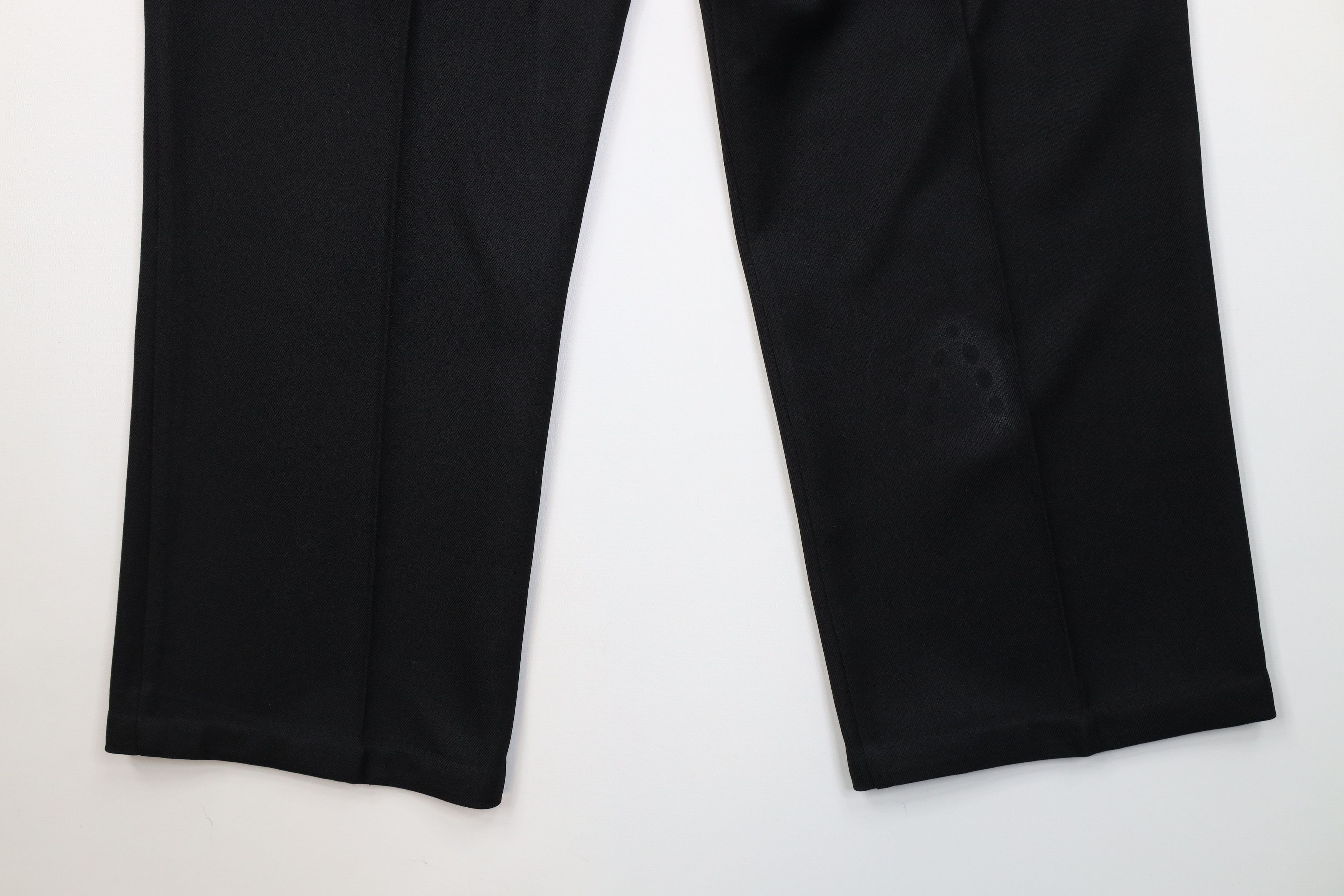 Vintage Vintage 90s Streetwear Flared Wide Leg Chino Pants Black Size US 36 / EU 52 - 12 Thumbnail