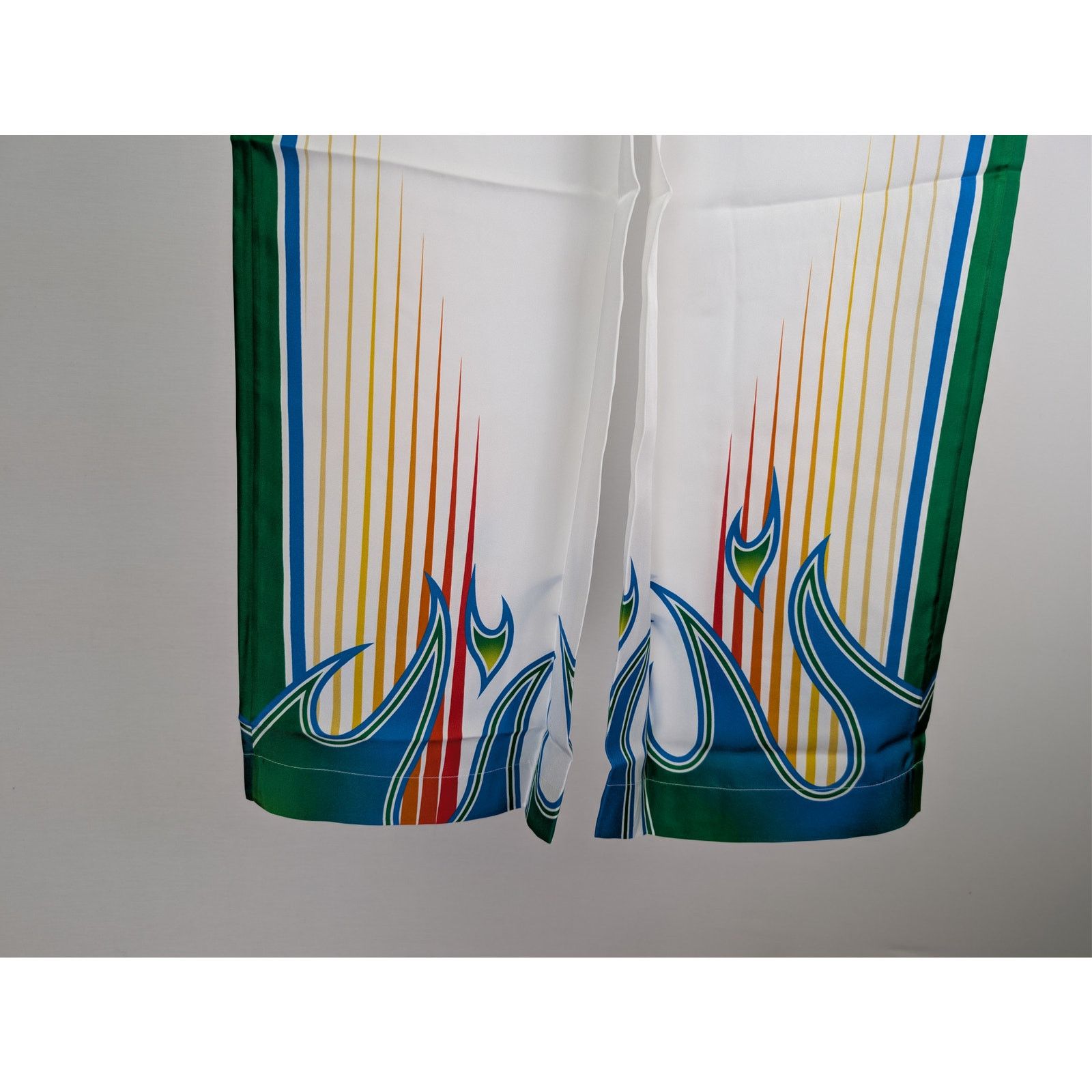Casablanca o1rshd1 Silk Twill Drawstring Trouser sweatpant Flame Laurel Size US 38 / EU 54 - 11 Thumbnail