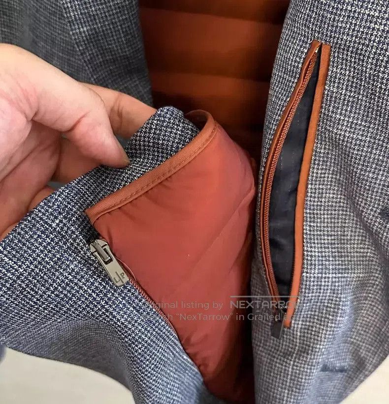Loro Piana Loro Piana Blue White Rain System Blazer. Size US XL / EU 56 / 4 - 5 Thumbnail