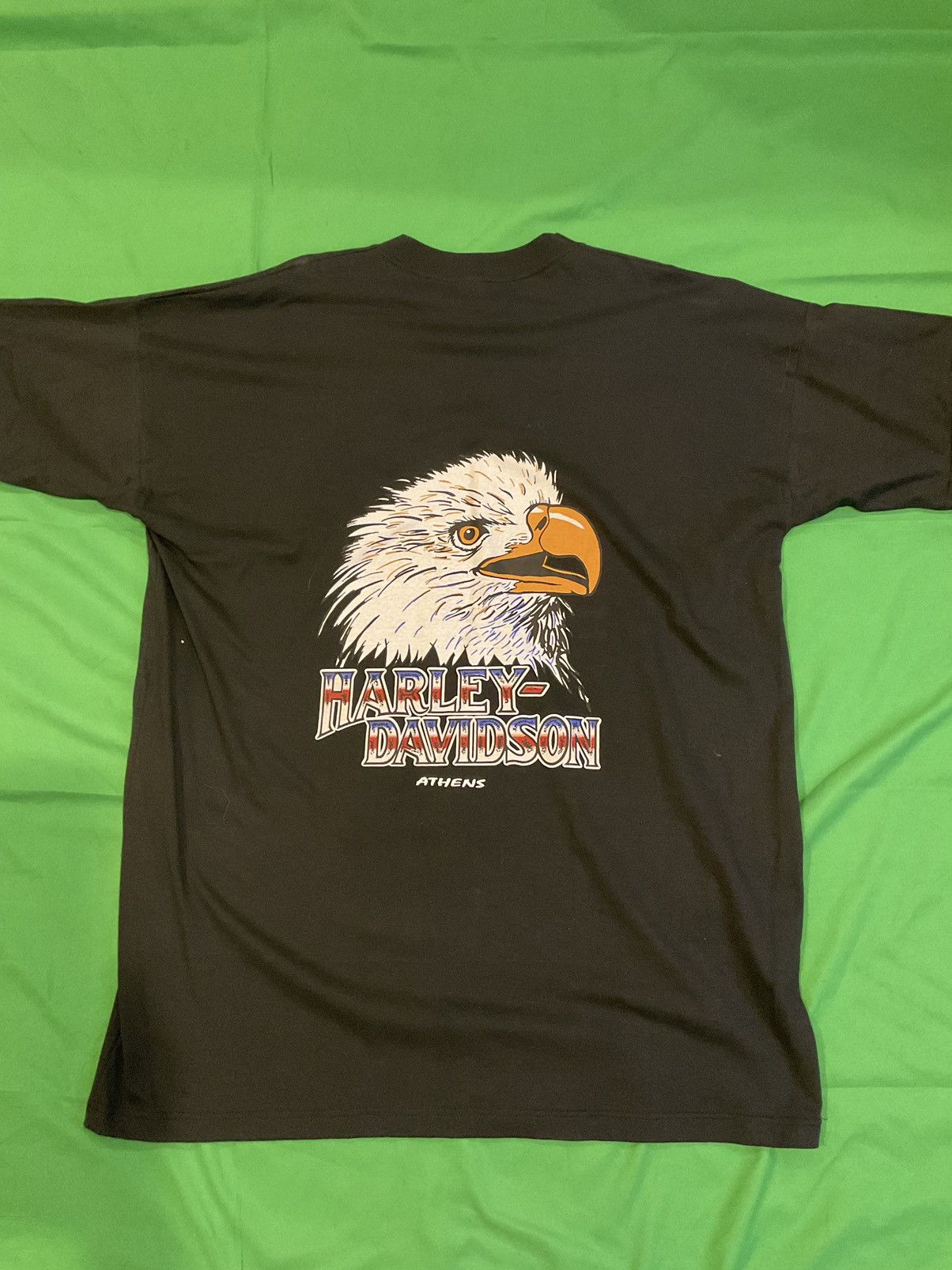 Harley Davidson × Vintage Vintage Harley Davidson Athens Ohio biker t-shirt Size US XXL / EU 58 / 5 - 1 Thumbnail