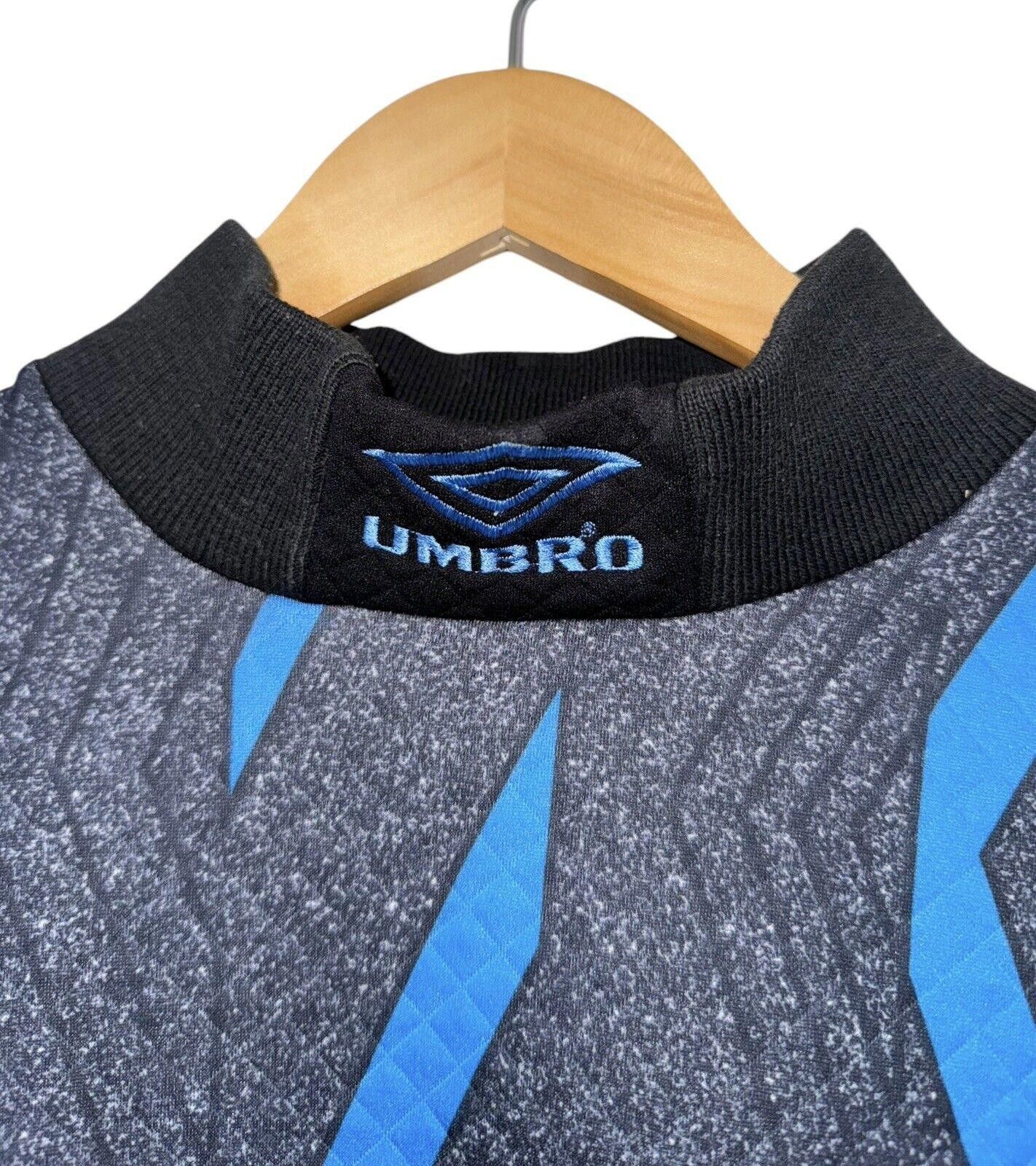Umbro Vintage Umbro 90s Goalkeeper Kit Black #1 Blue Jersey L Size ONE SIZE - 6 Thumbnail
