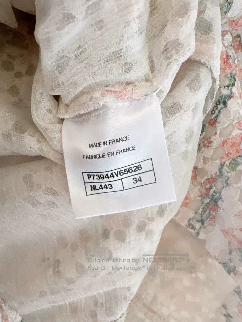 Chanel Chanel 23C flower lace jacket Size XXS / US 00 / IT 34 - 8 Thumbnail