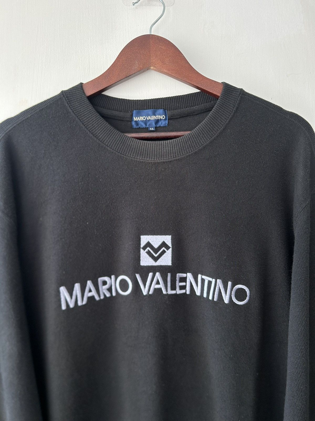 Mario Valentino Vintage Mario Valentino Spell Out Sweatshirt Size US L / EU 52-54 / 3 - 2 Thumbnail