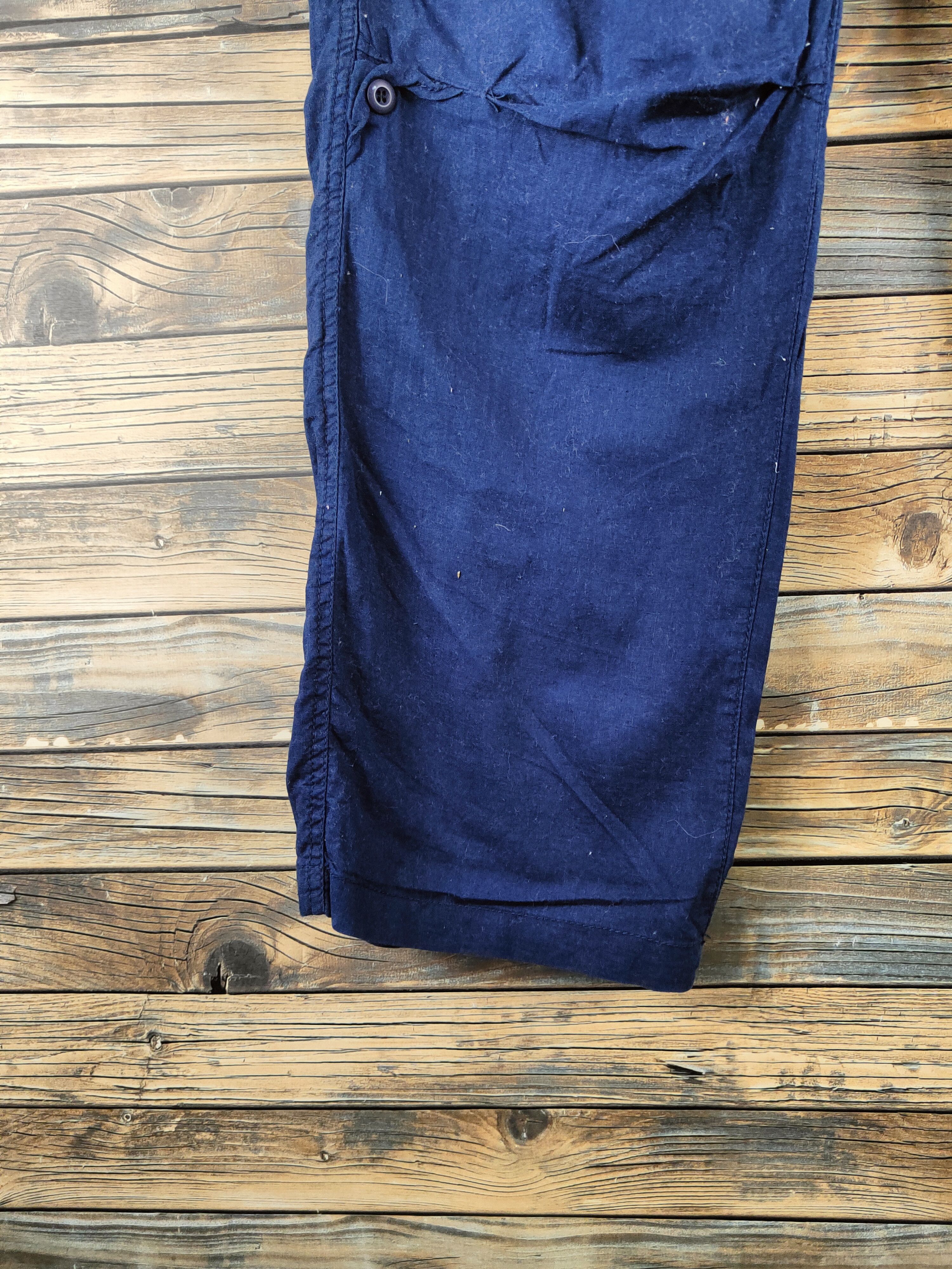 RAGEBLUE DL Rageblue Navy Multipocket Casual Pants #S2892 Size US 32 / EU 48 - 4 Thumbnail