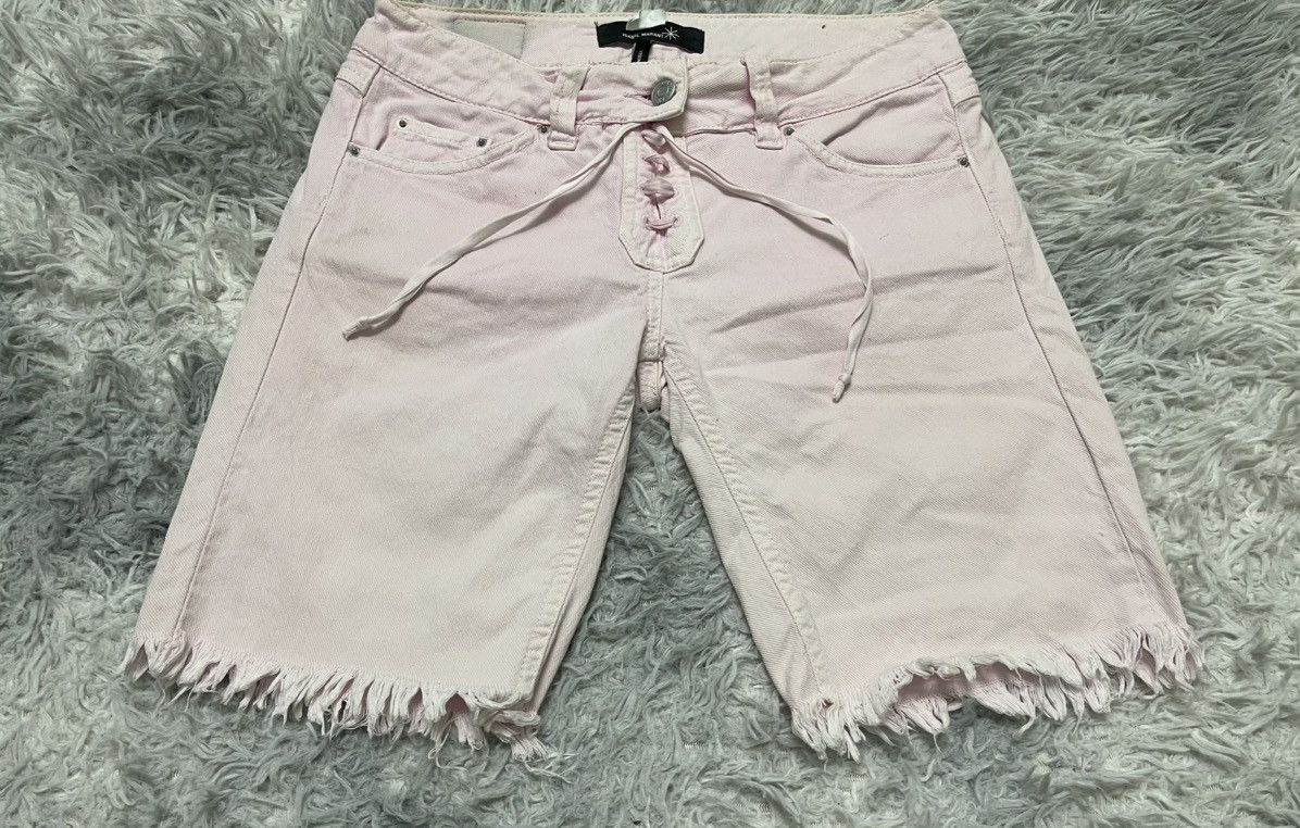 Isabel Marant ISABEL MARANT DENIM SHORT PANT CHOPPED BOTTOM Size 27" / US 4 / IT 40 - 4 Thumbnail