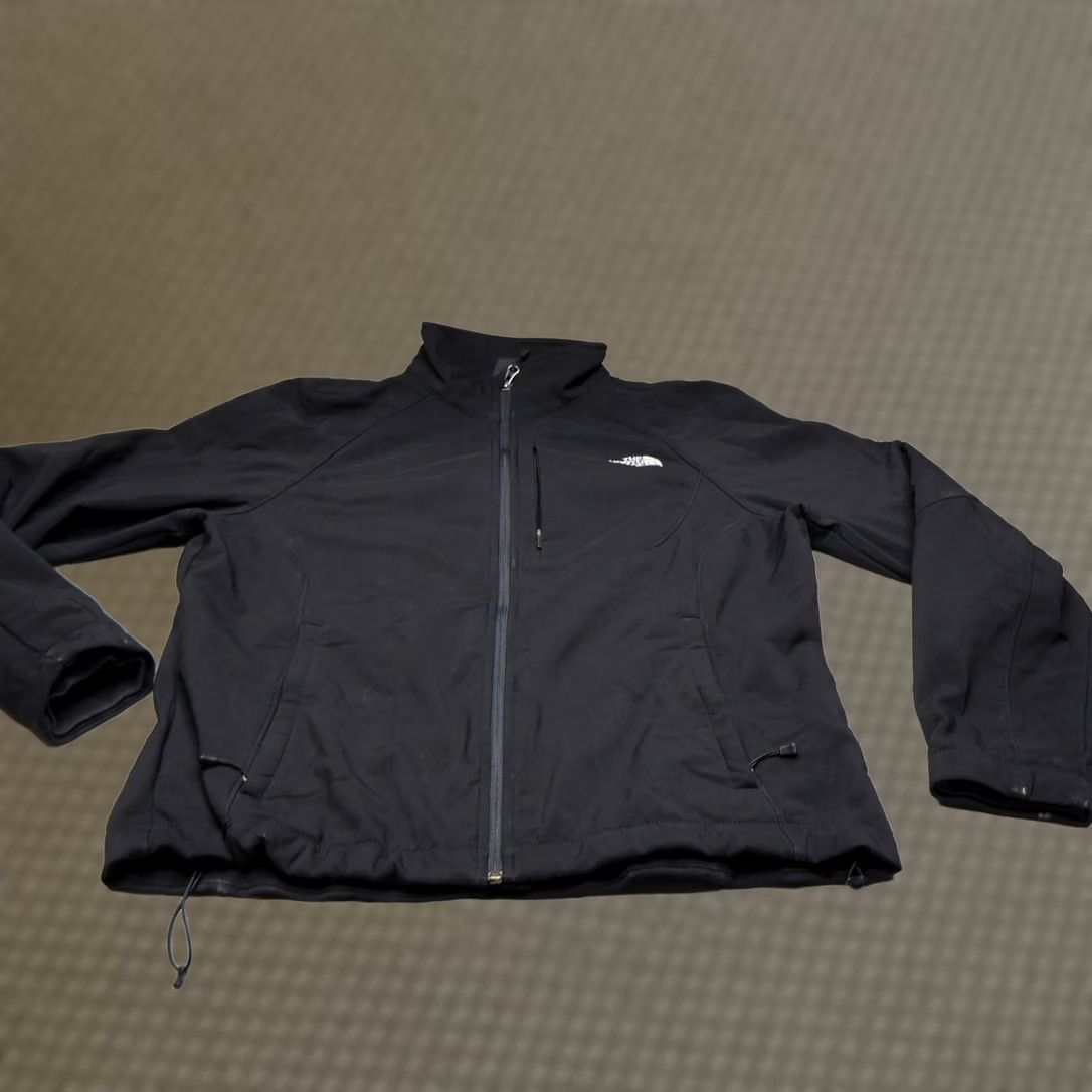 The North Face North Face Jacket Women XL BLK Softshell Wind Rain Full Zip Light Outdoor Hiking Size XL / US 12-14 / IT 48-50 - 1 Thumbnail