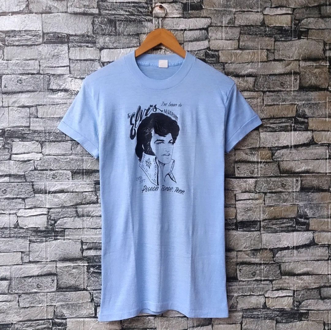 Band Tees Vintage 80s Elvis Presley Museum 'Pigeon Forge,Tenn' Size US S / EU 44-46 / 1 - 1 Thumbnail