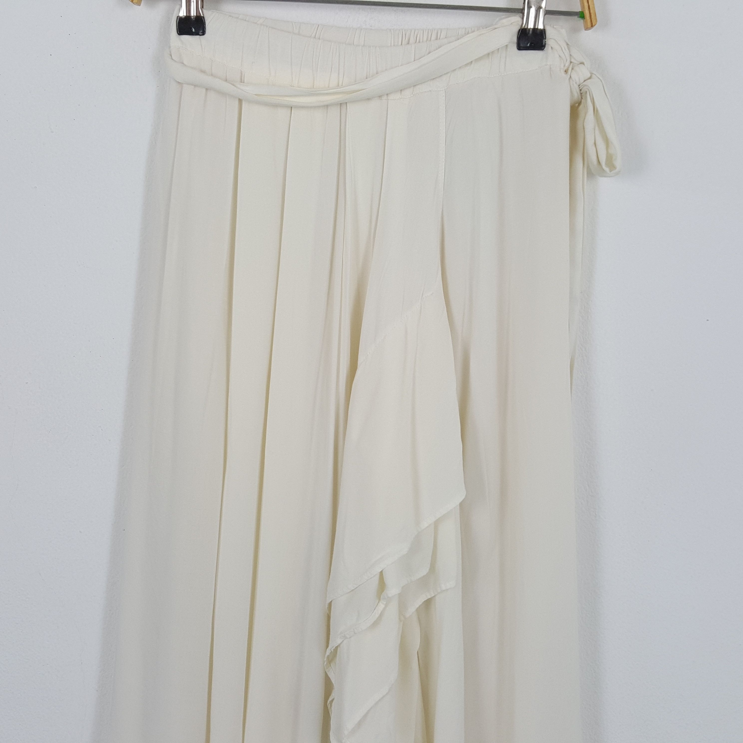 Designer × If Six Was Nine × Le Grande Bleu (L.G.B.) Vintage NATURAL VINTAGE G.O.A Japanese Punk Style Skirts Size 23" - 2 Thumbnail