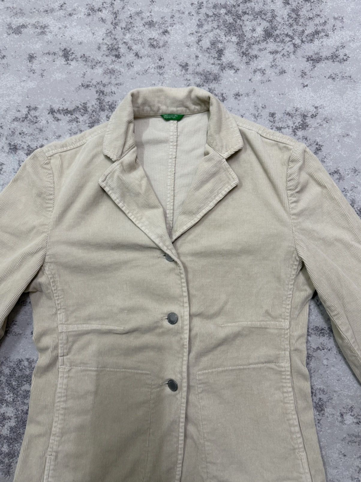 United Colors Of Benetton United colors of benetton coduroy open colar blazer jacket Size XS / US 0-2 / IT 36-38 - 6 Thumbnail
