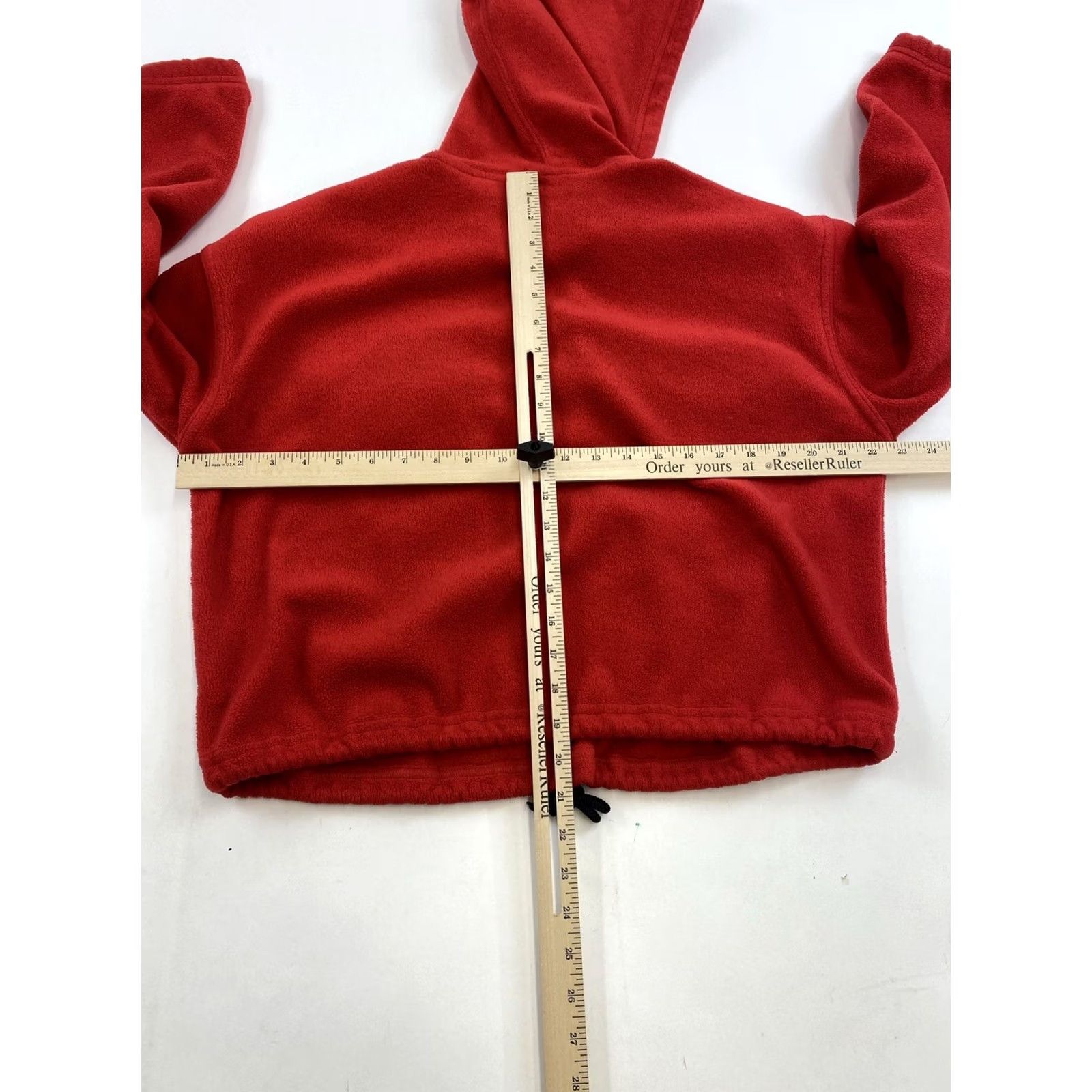 Guess VINTAGE GUESS Hoodie Womens L Red Sport Fleece Zip Size L / US 10 / IT 46 - 6 Thumbnail