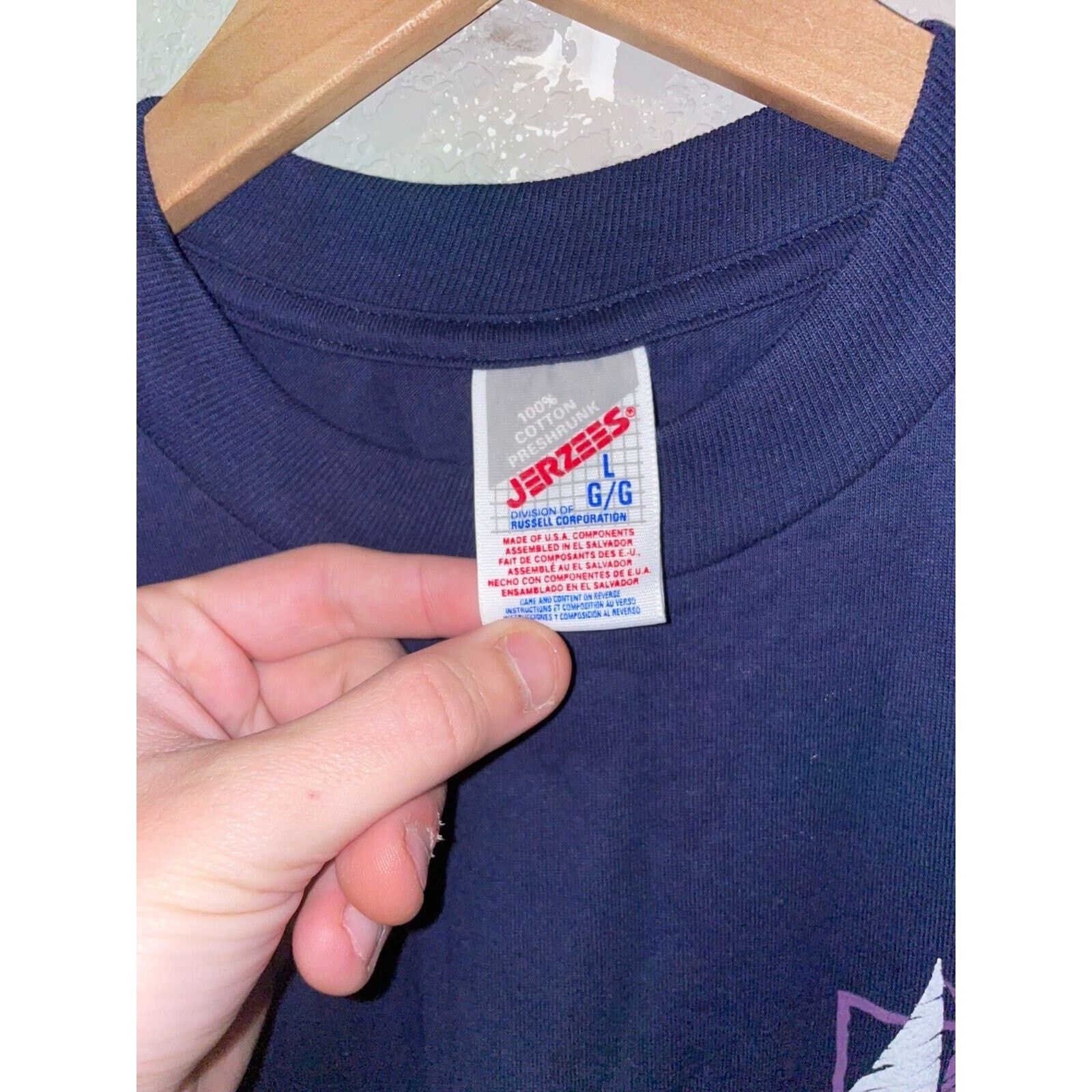 Jerzees Vintage Raystown Lake Shirt Sail Boat Blue Tee VTG 90s Large Size US L / EU 52-54 / 3 - 4 Thumbnail