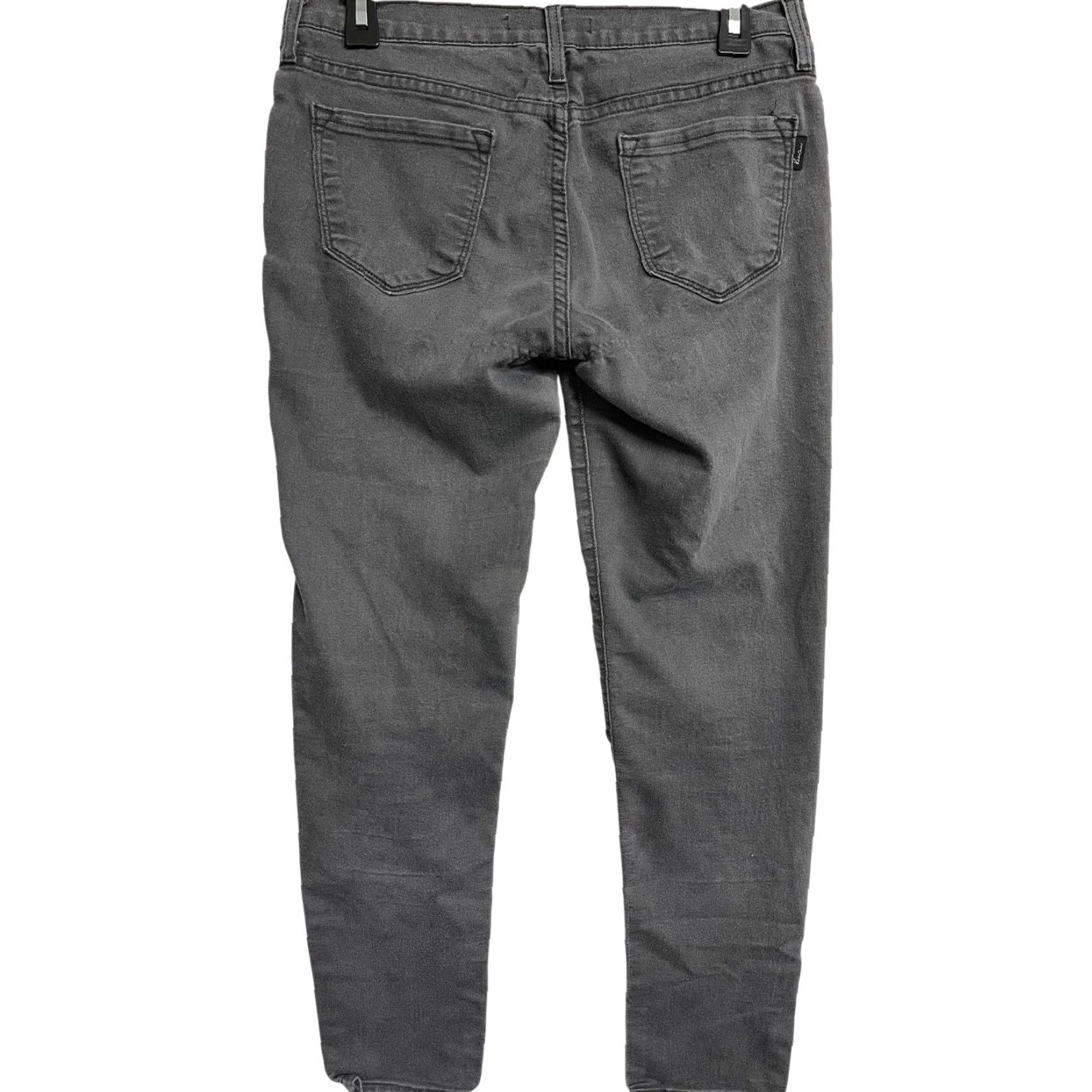 Vintage KanCan Jeans Skinny Womens Juniors Size 11 Gray Cotton Blend Denim 5-Pocket Belt Loops Regular Fit Size 24" / US 00 / IT 34 - 2 Thumbnail