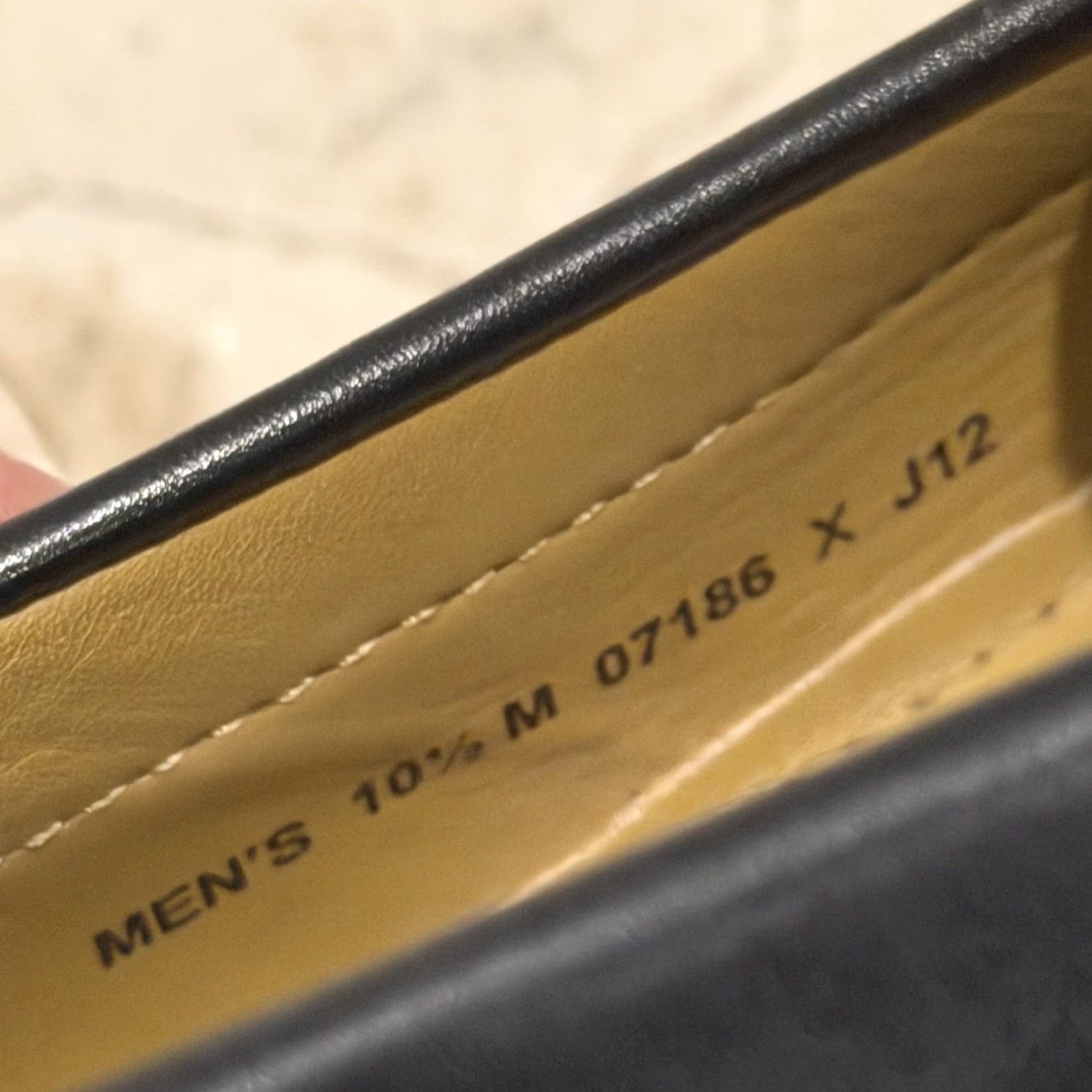 Cole Haan Cole Haan Mens Black Penny Loafers Dress Slip On Leather Leather Insole Leather Upper Square Toe 10.5 M Mens Shoes Size US 11 / EU 44 - 4 Thumbnail