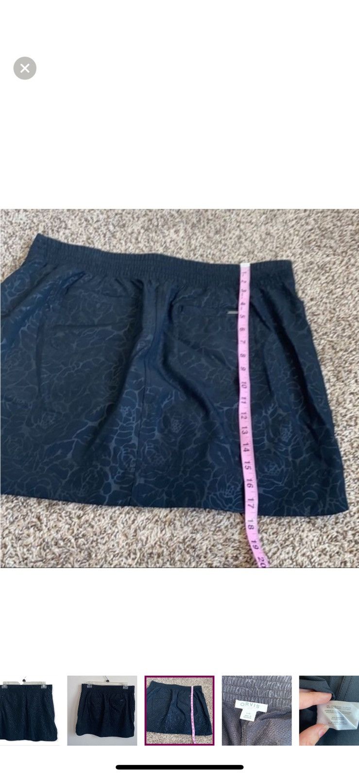 Orvis Orvis large floral Athleisure skort Size 34" / US 12 / IT 48 - 4 Thumbnail