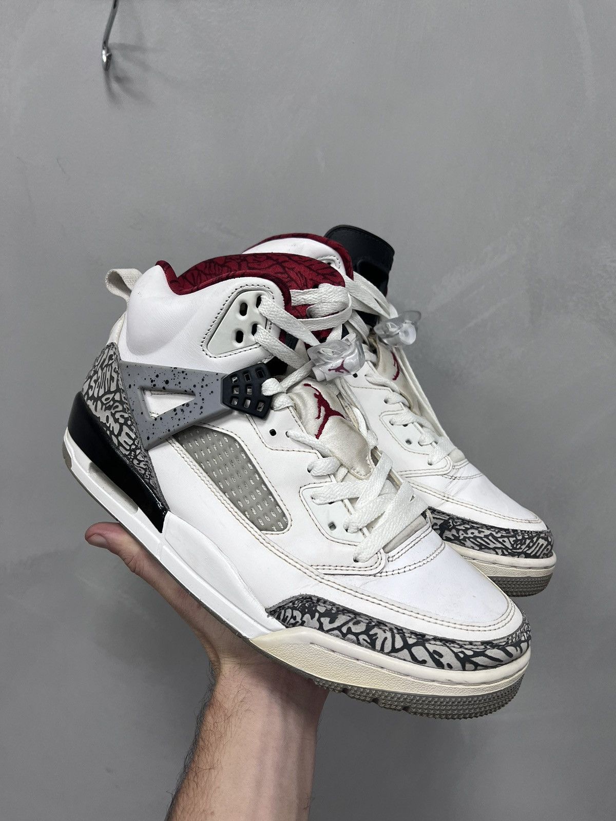 Jordan Brand × Nike SALE💣💣 Air Jordan Spizike White Cement 2017 white Size US 11 / EU 44 - 9 Thumbnail