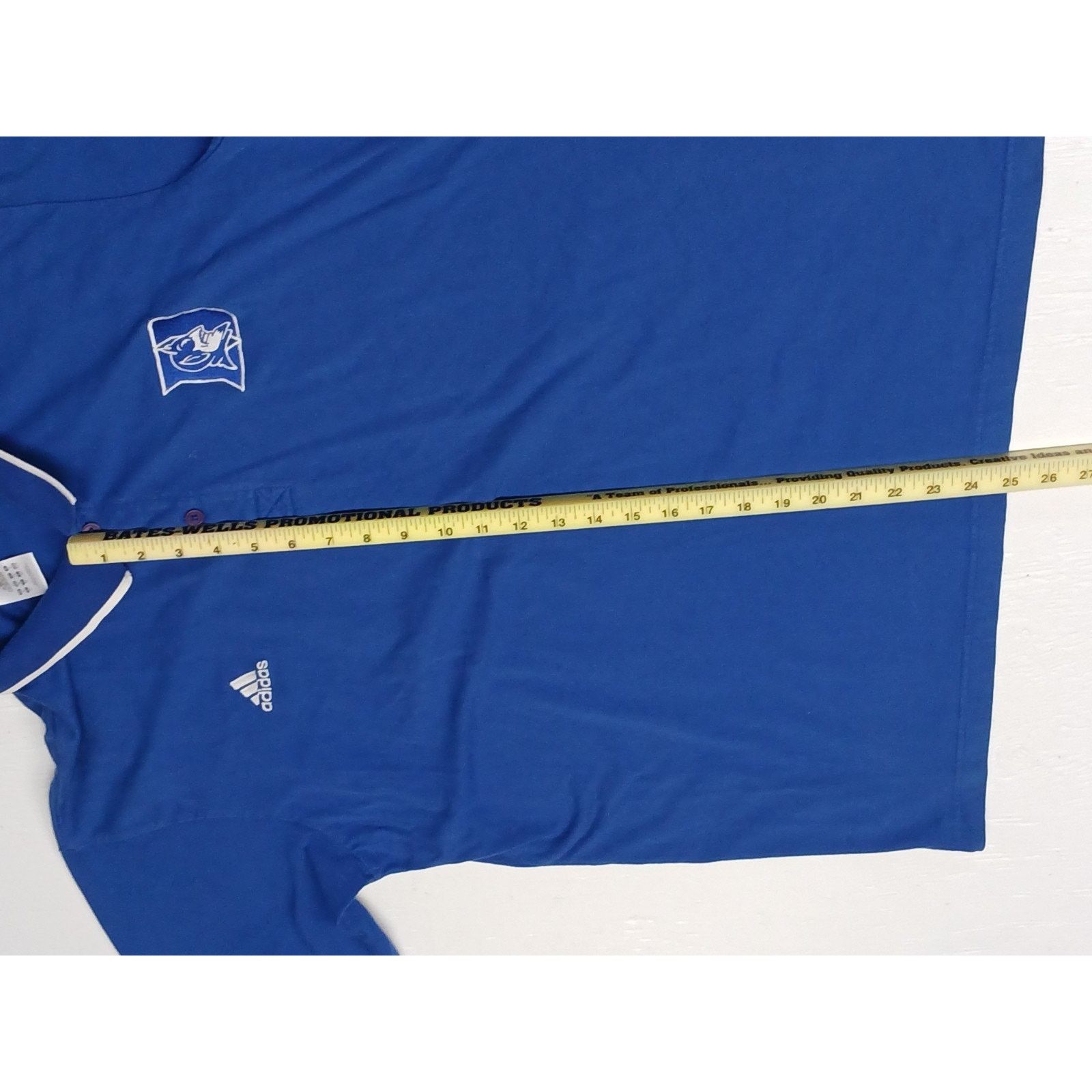 Adidas Adidas Duke University (XL) Blue Button Collar Polo Shirt Size US XL / EU 56 / 4 - 3 Thumbnail