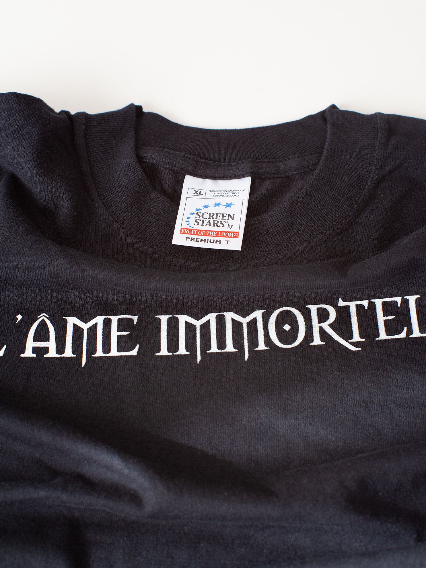 Band Tees Vintage 90s L'Ame Immortelle Industrial Metal Band T-Shirt Size US XL / EU 56 / 4 - 4 Thumbnail