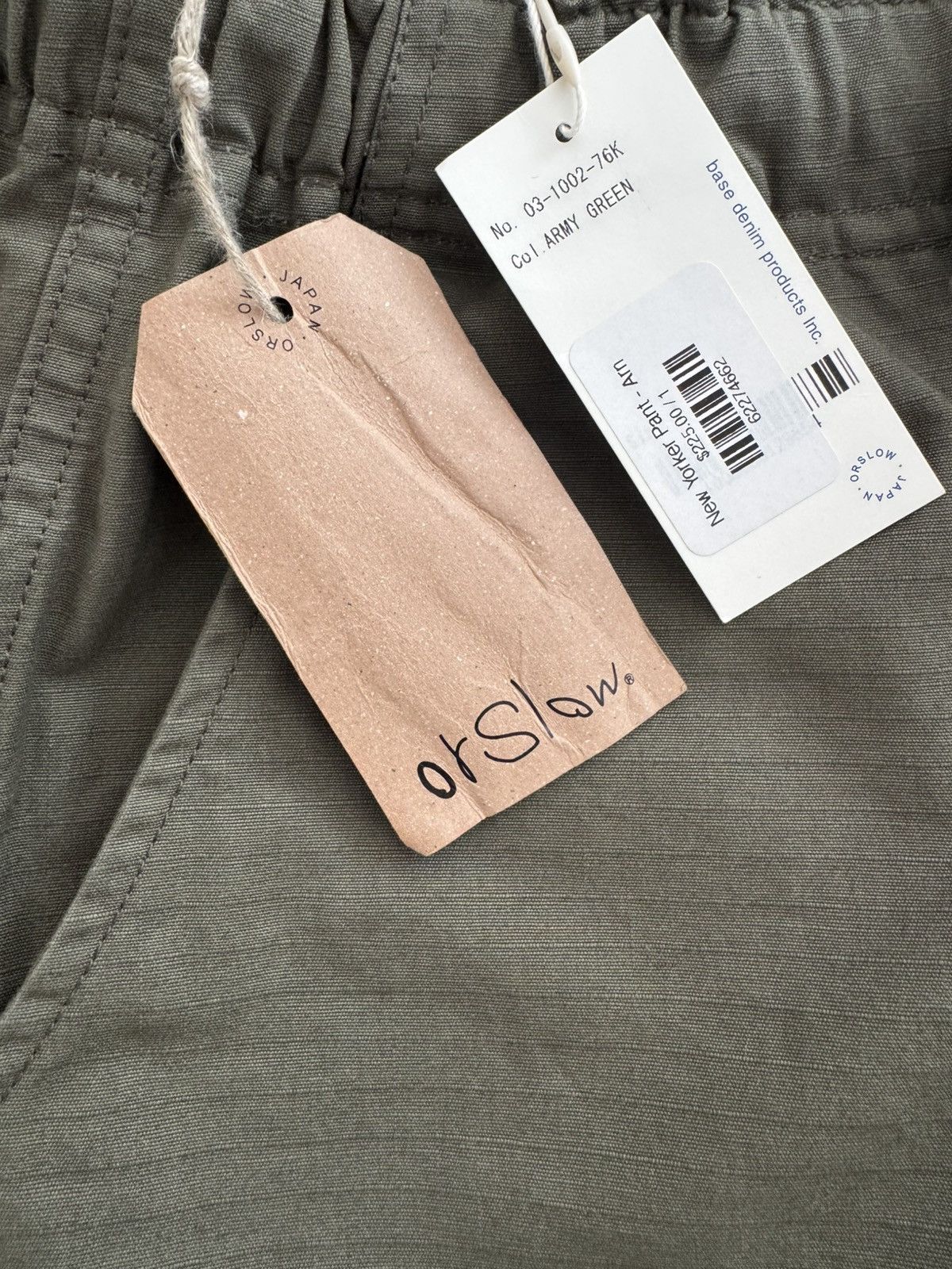 Orslow Orslow 1/Small New Yorker Pants Green Ripstop Elastic Waist Size US 30 / EU 46 - 9 Thumbnail