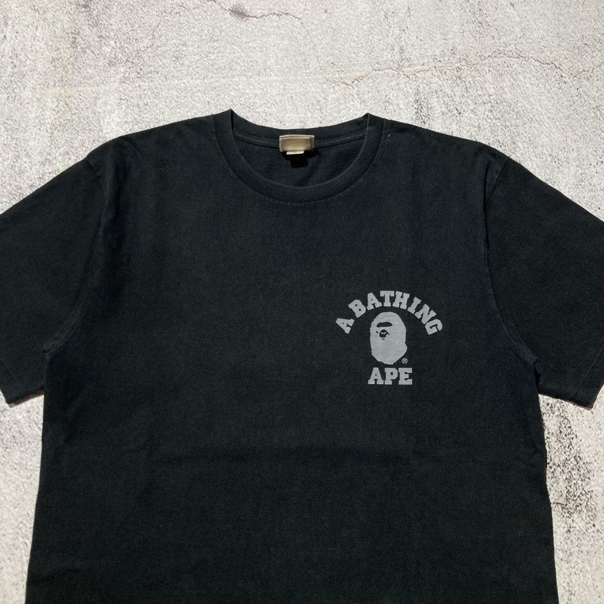 Bape Bape A Bathing Ape College Logo “Together Strong” Tee Black Size US XL / EU 56 / 4 - 2 Thumbnail
