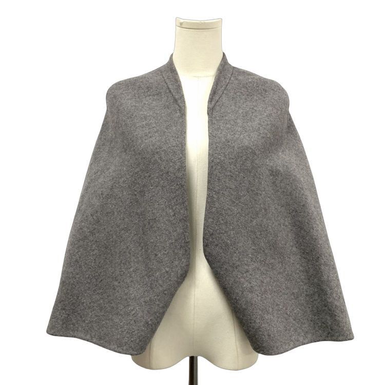 Valentino Valentino Gray Wool Blend Cape Size 42 Size M / US 6-8 / IT 42-44 - 1 Thumbnail