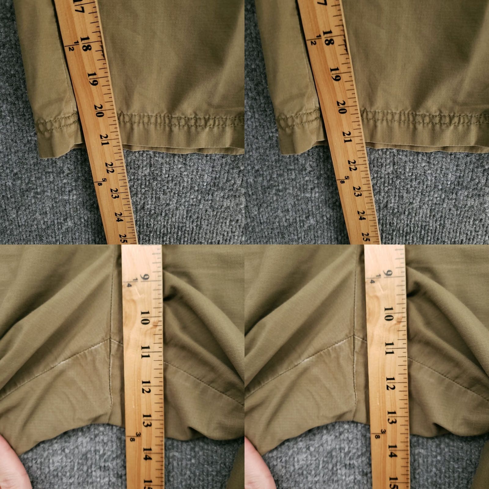 J. Jill J. Jill Beige Cropped Pants Womens 12 Mid Rise Below Waist Cargo Size 34" / US 12 / IT 48 - 8 Thumbnail