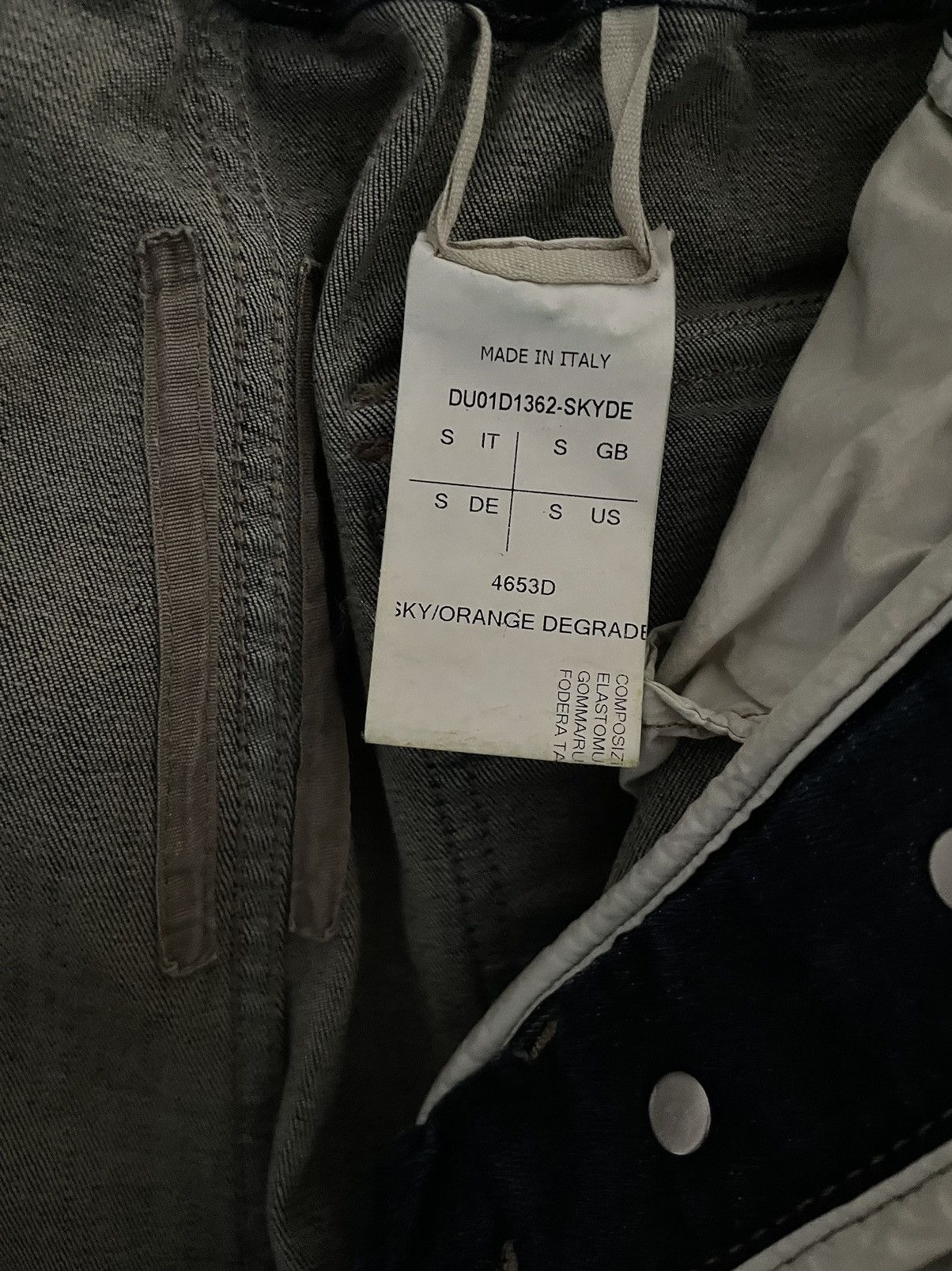 Rick Owens × Rick Owens Drkshdw Rick Owens Drkshdw Sky/Orange Aircuts Samples Size US 30 / EU 46 - 5 Thumbnail