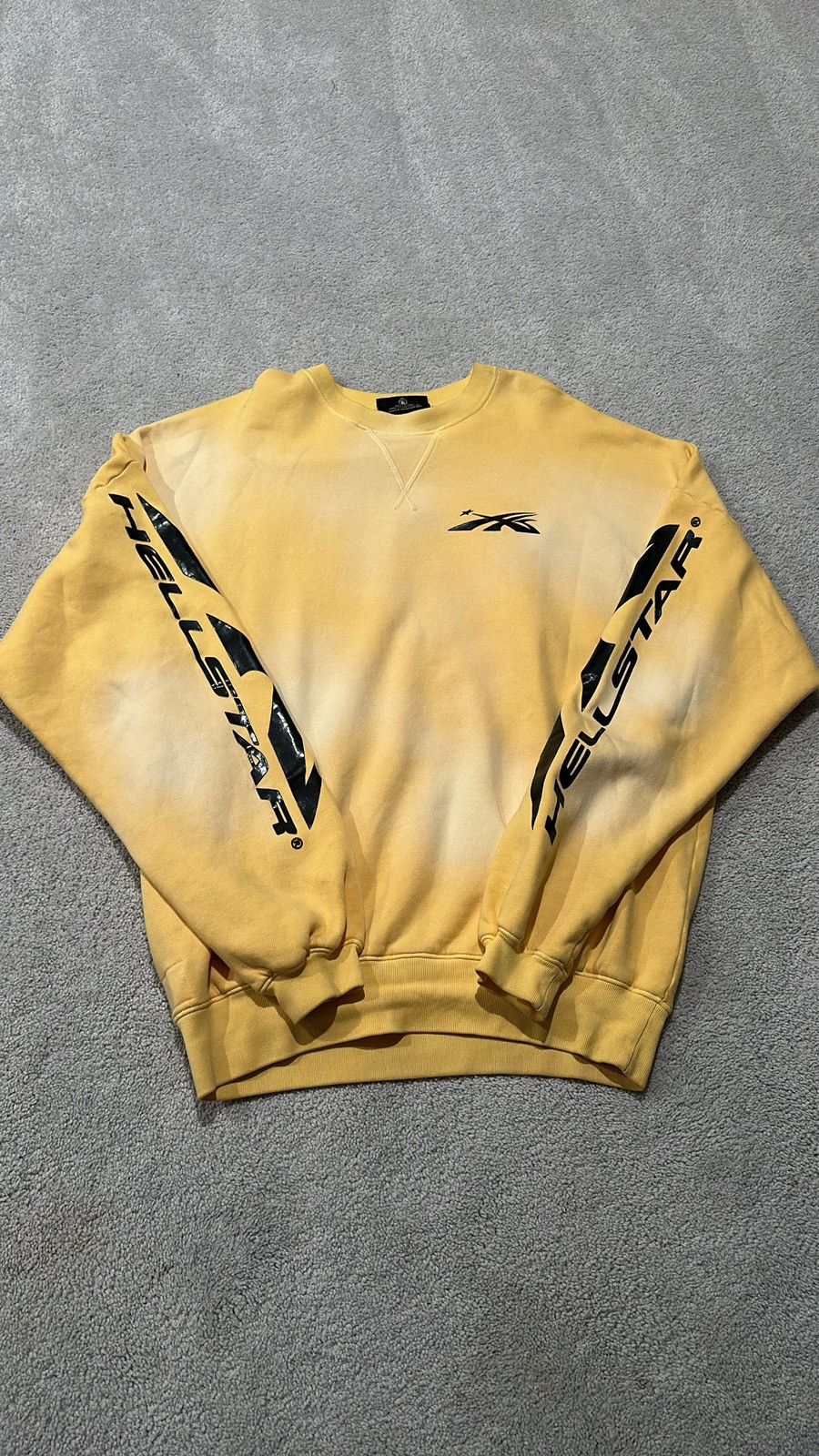HELLSTAR Hellstar Sports Yellow Crewneck | Grailed