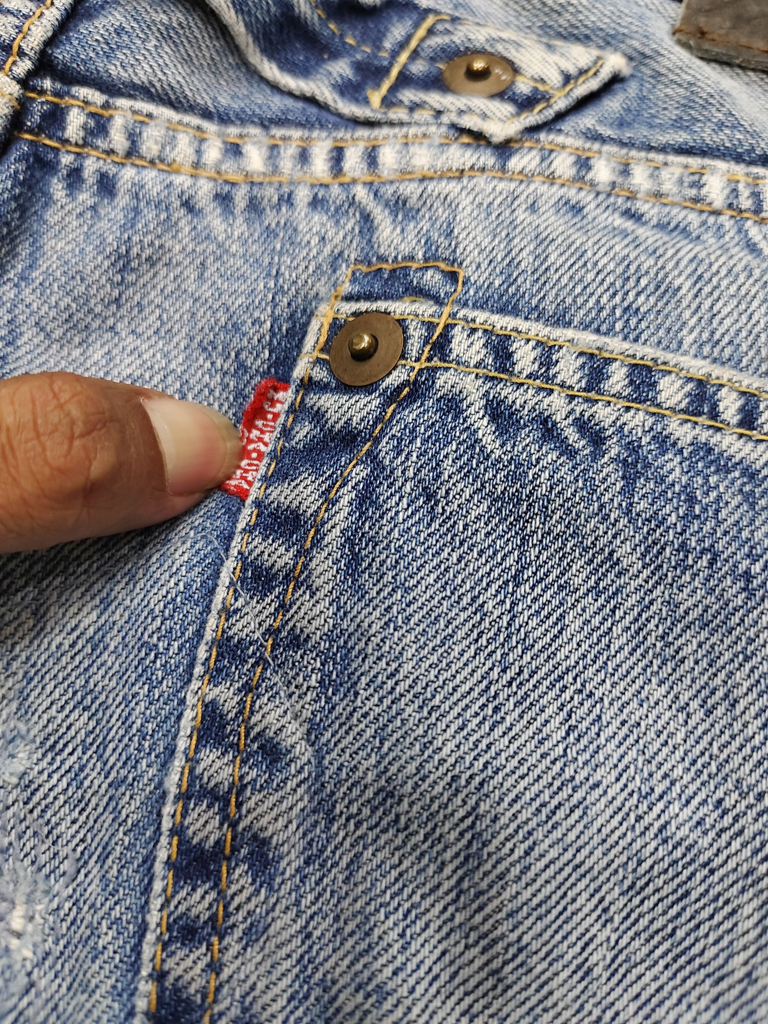 If Six Was Nine 00s Muchacha- Punk Y2K Street Archive Distressed Jeans Size US 30 / EU 46 - 6 Thumbnail